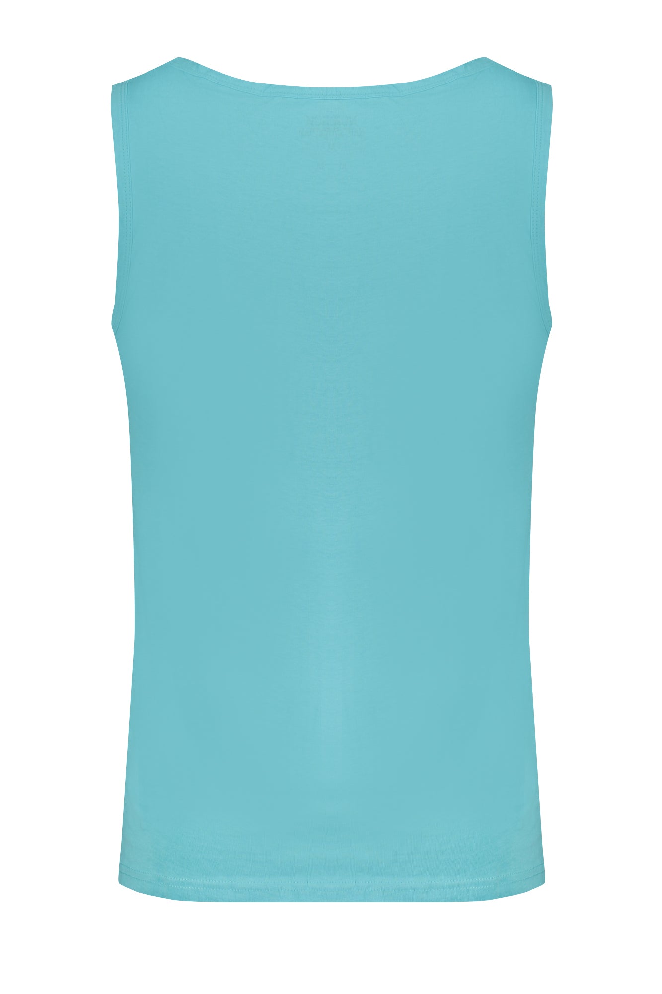 845910_AZACQUA – Herren-Tanktop Blau mit Stickerei und Rundhalsausschnitt, Breite Träger – Größe: M, L, XL, 2XL – Farbe: Azzurro