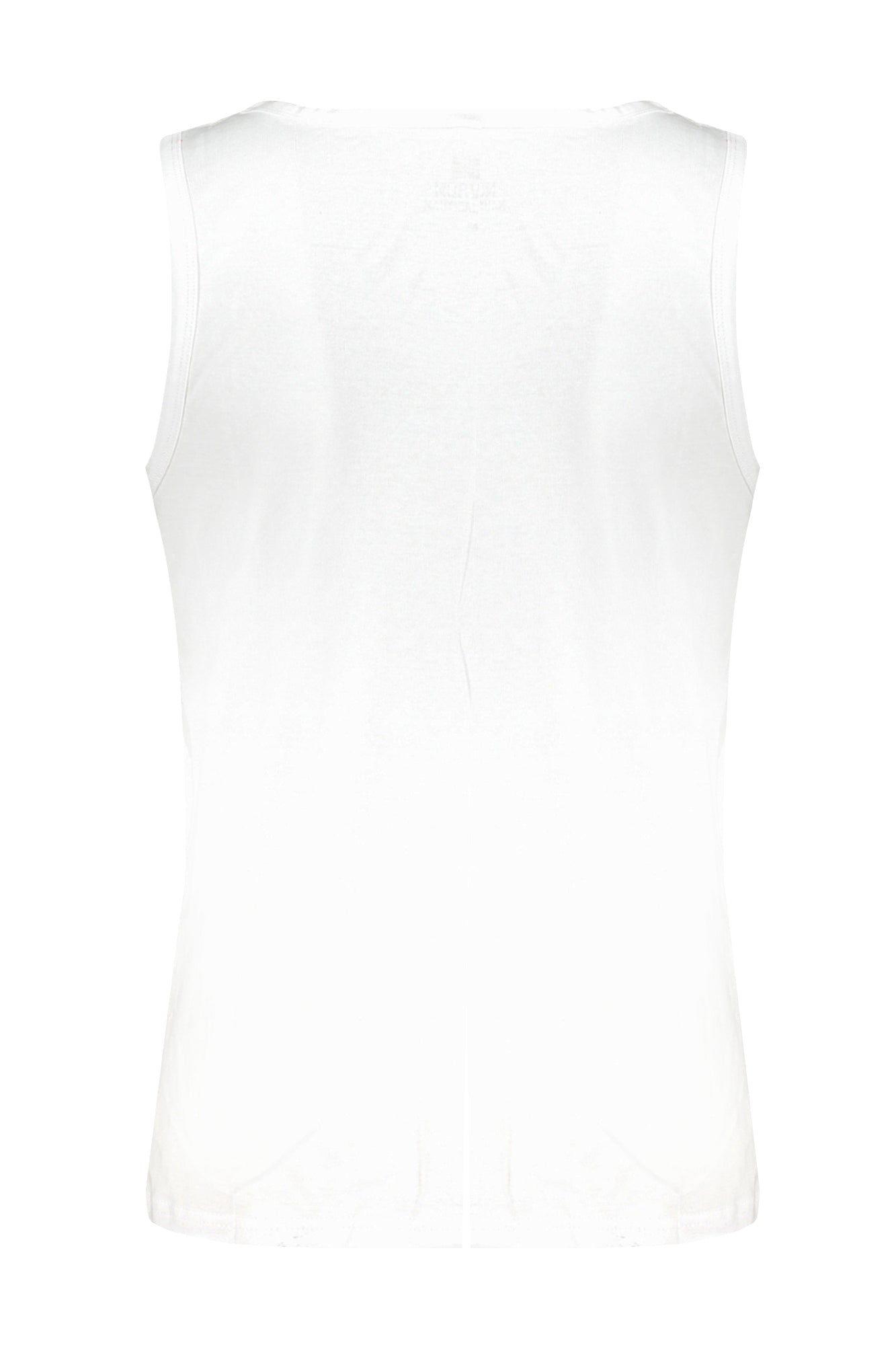 845919_BIWHITE – Weißes Herren-Tanktop mit Druck: Breite Schultern & Rundhalsausschnitt – Größe: M, L, XL, 2XL – Farbe: Bianco