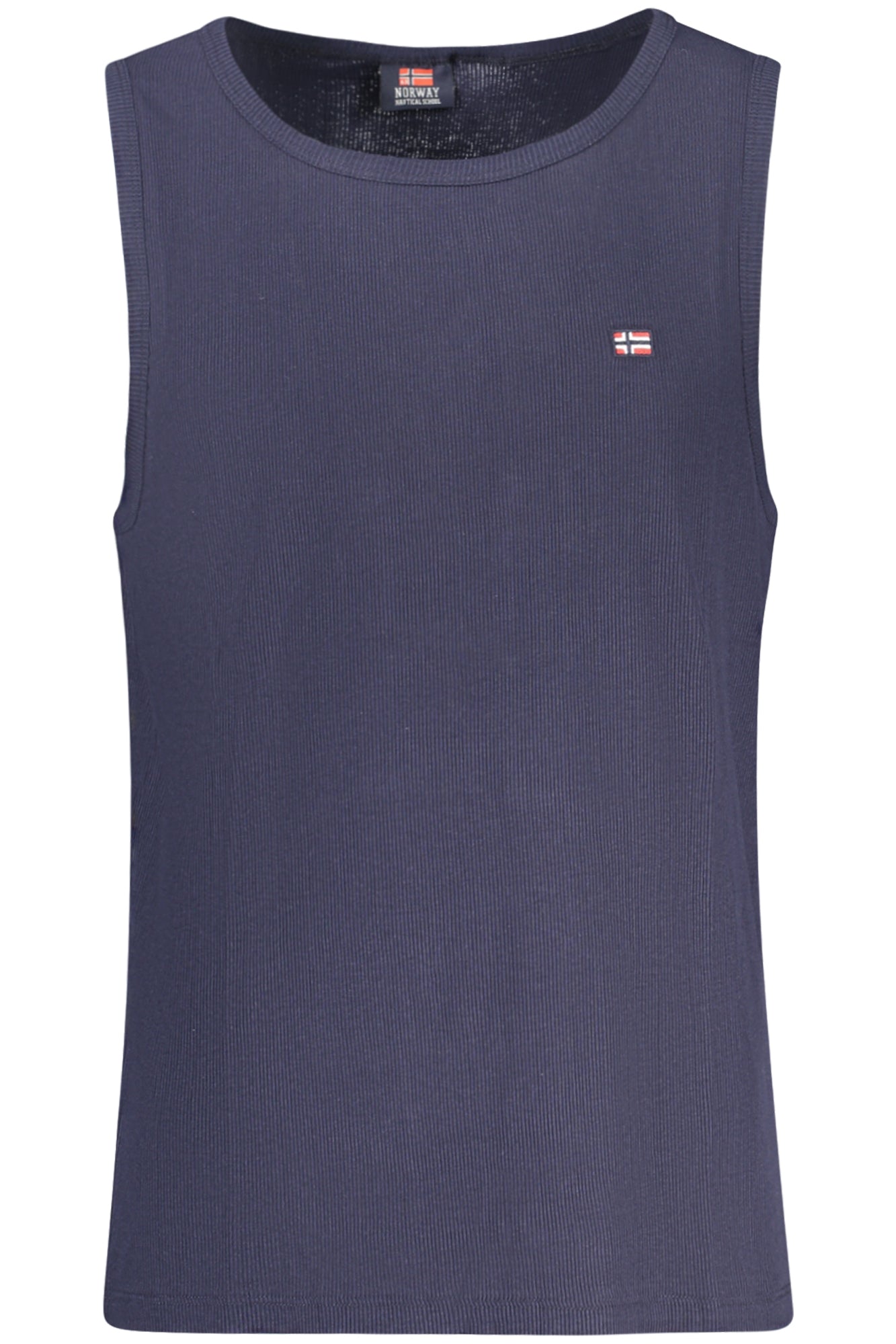 855920_BLNAVY – Stylisches Herren Tanktop in Blau mit Stickerei-Logo aus Norwegen – Größe: S, M, L, XL, 2XL, 3XL – Farbe: Blu