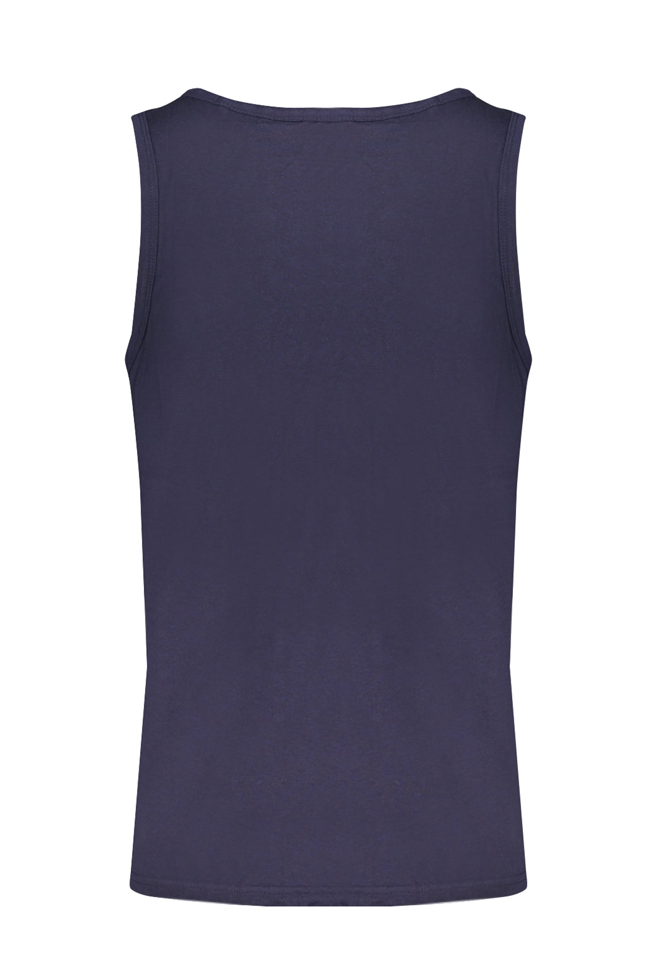 845919_BLBLU – Herren Tanktop Blau mit Druck – Breite Schultern & Rundhalsausschnitt – Größe: M, L, XL, 2XL – Farbe: Blu
