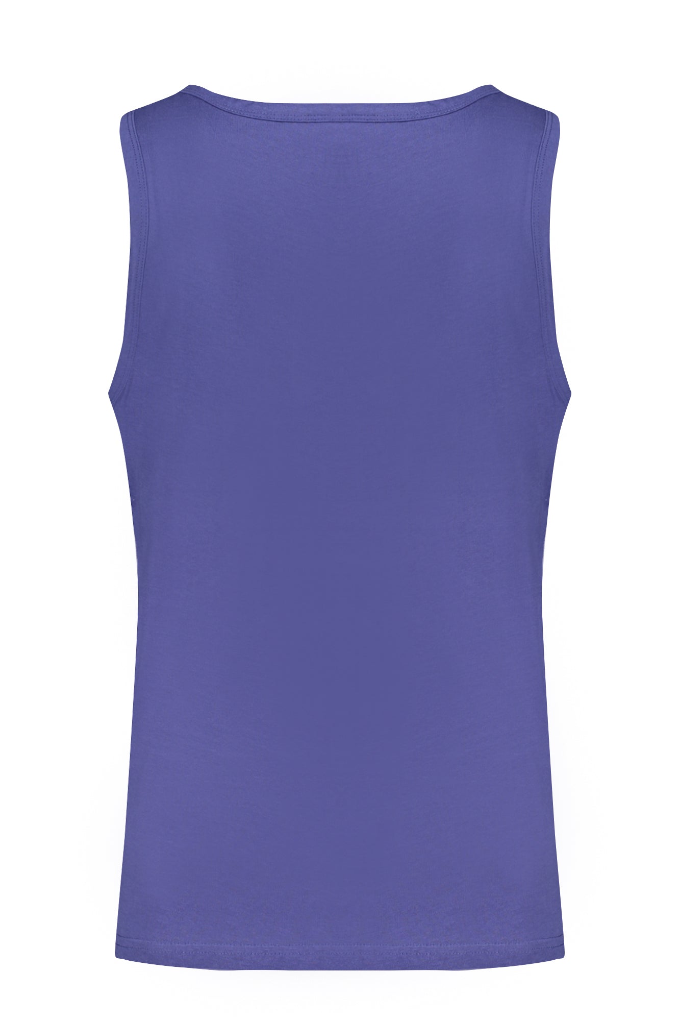 845910_BLINDIG – Herren-Tanktop Blau - Breite Schultern & Rundhals mit Stickerei – Größe: M, L, XL, 2XL – Farbe: Blu