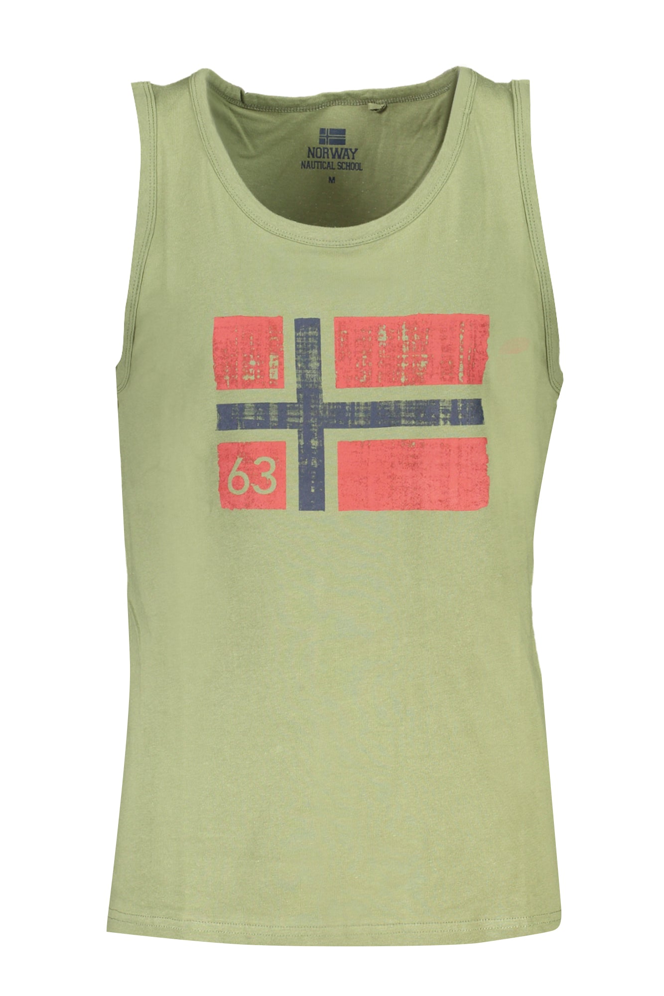 845919_VEMILITY – Grünes Herren-Tanktop mit breiten Trägern und Print – Sommerstyle 2023 – Größe: M, L, XL, 2XL – Farbe: Verde