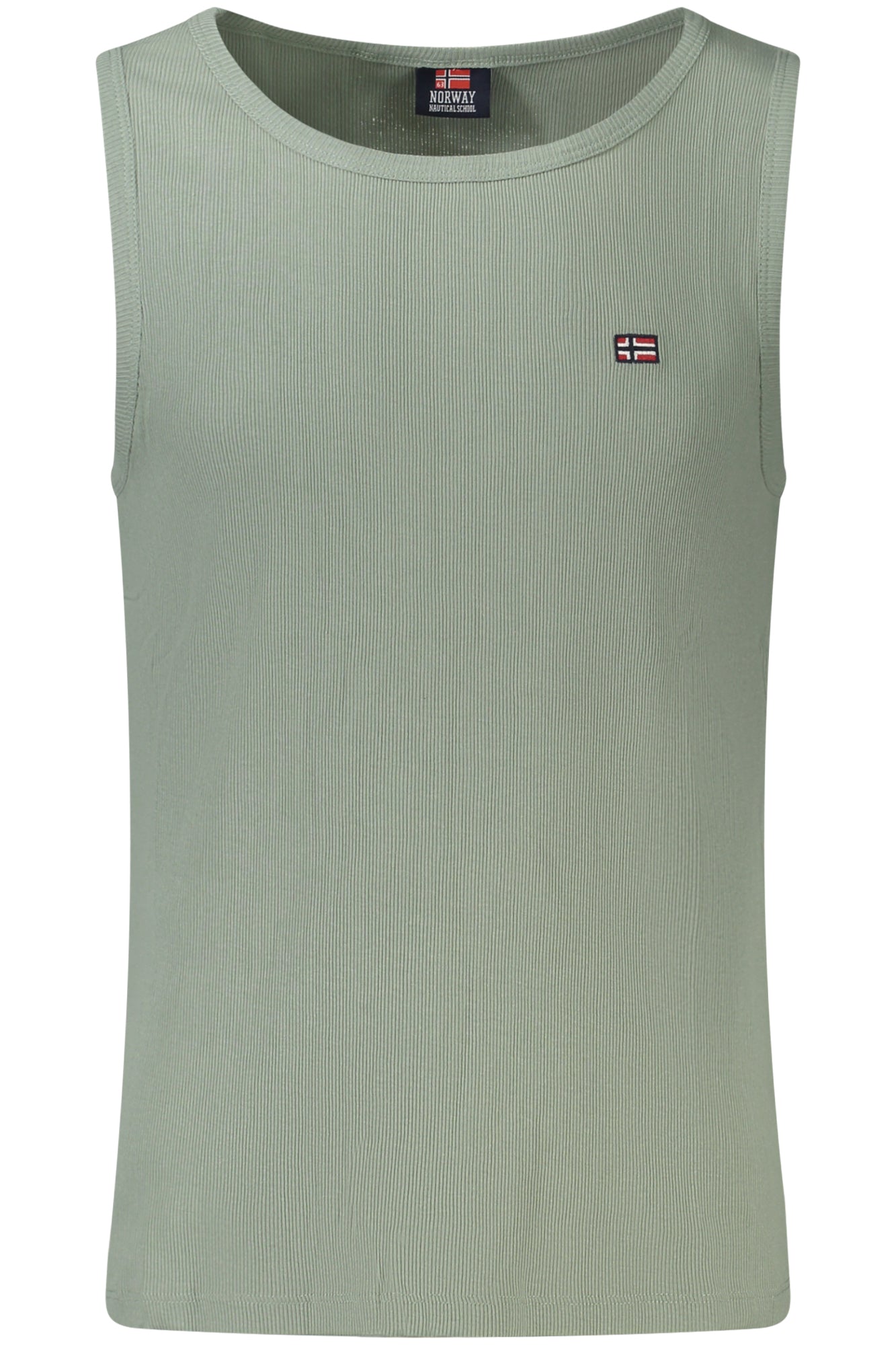 855920_VESAILOR – Grünes Herren-Tanktop mit Stickerei – Stilvoll und bequem – Größe: S, M, L, XL, 2XL, 3XL – Farbe: Verde