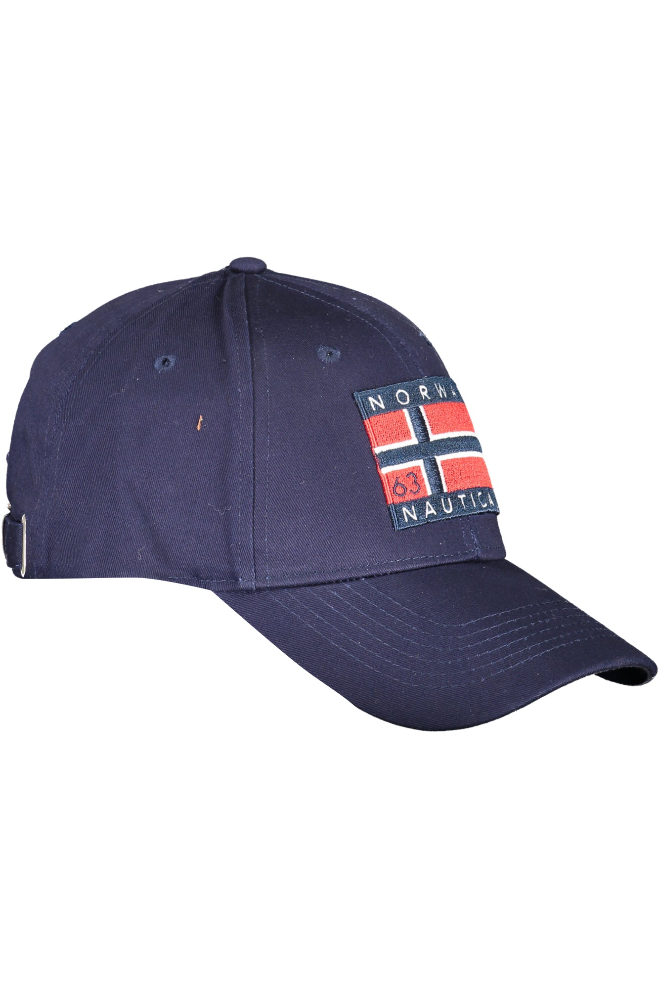 842003_BLBLU – Blauer Herrenhut mit verstellbarem Riemen und Logo-Applikation – Größe: UNI – Farbe: Blu