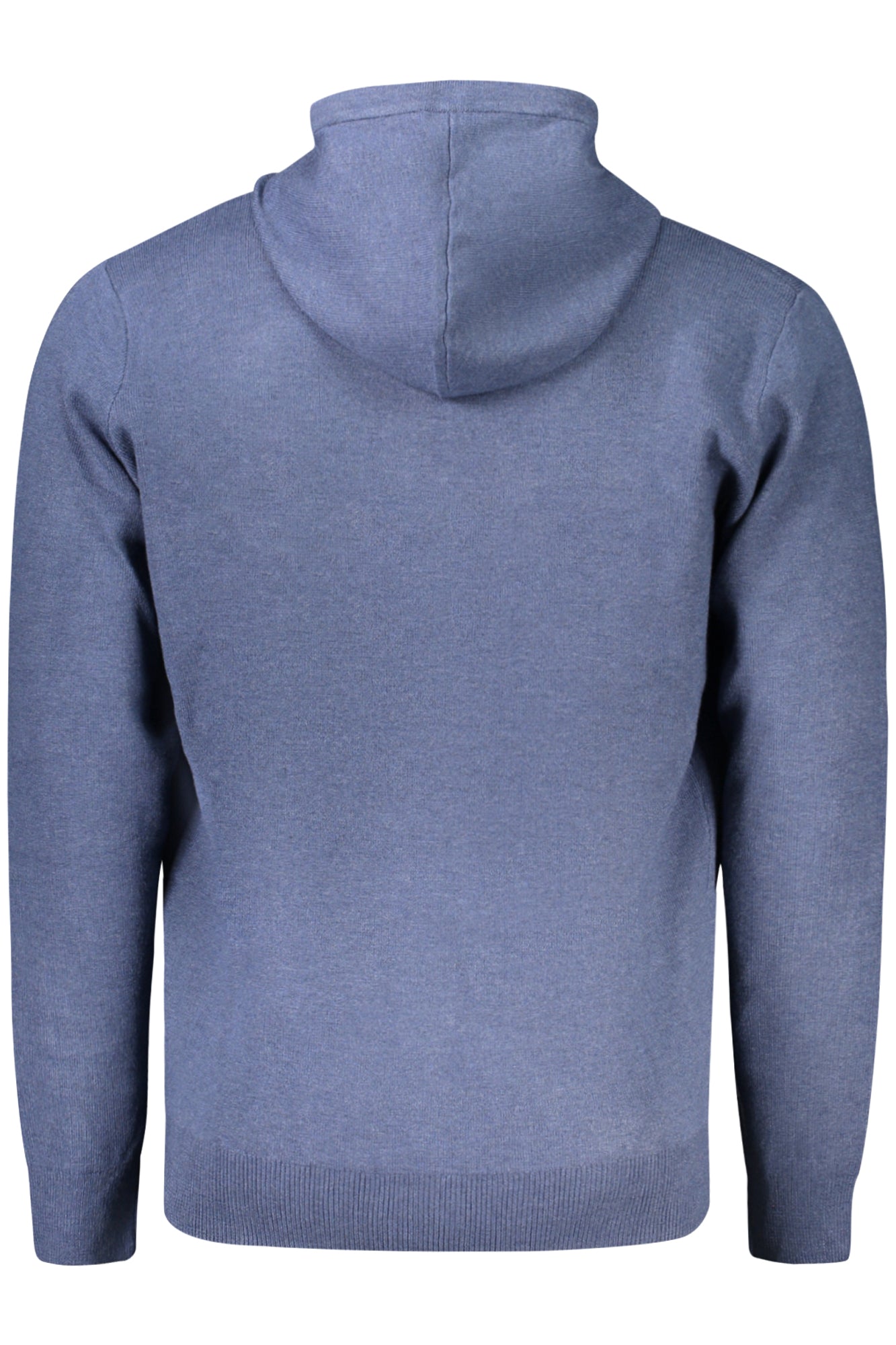 843105_BLDENIM – Blauer Norwegen-Cardigan Herren mit Kapuze & Stickerei, Reißverschluss – Größe: M, L, XL, 2XL, 3XL – Farbe: Blu