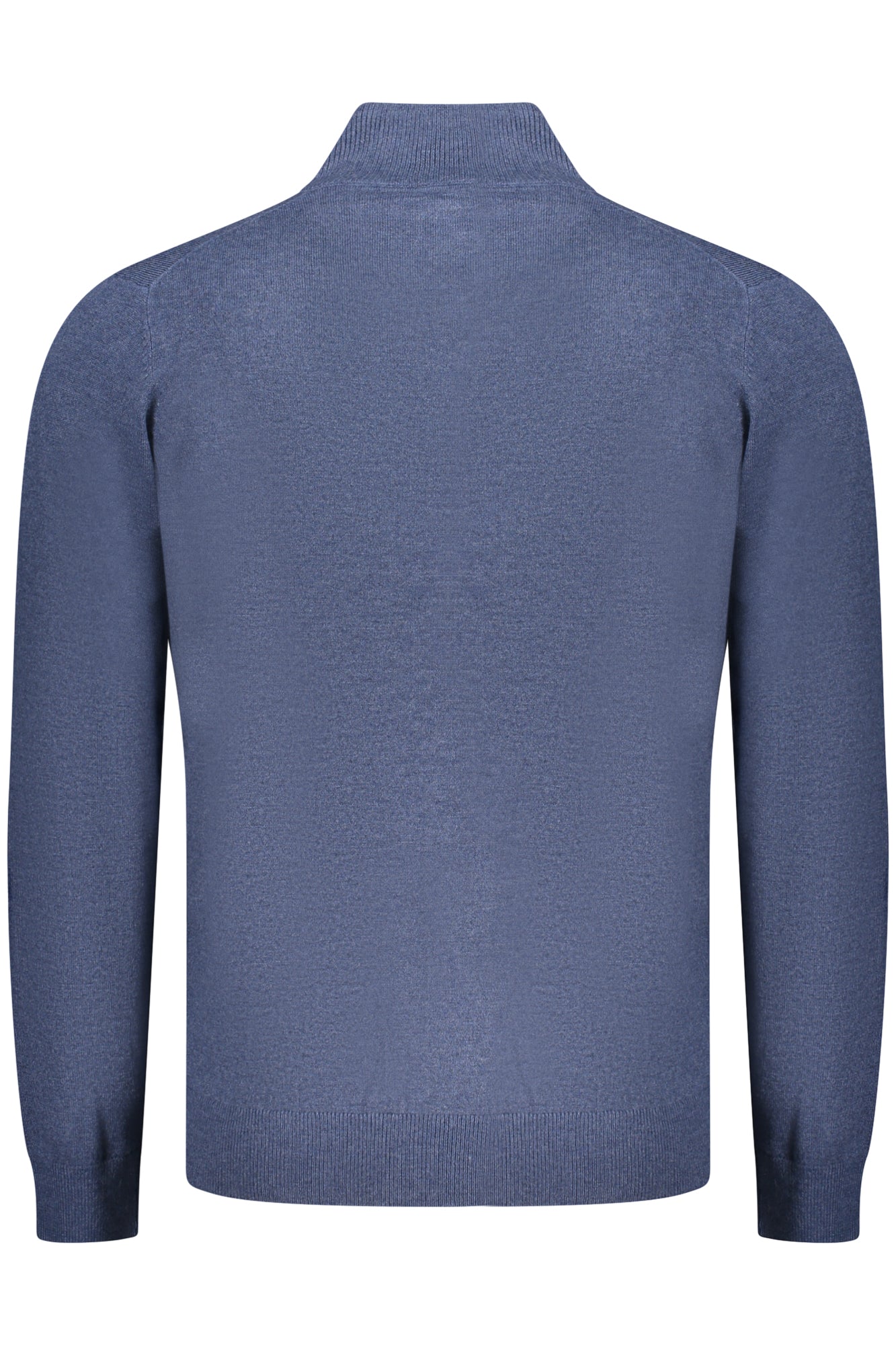 XXX843104_BLDENIM – Herren-Cardigan aus Norwegen: Blaue Strickjacke mit Reißverschluss – Größe: S, M, L, XL, 2XL, 3XL – Farbe: Blu