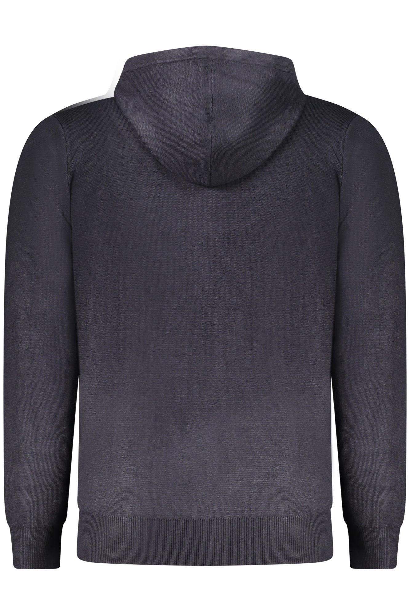 XXX843105_BLNAVY – Blaue Herren-Strickjacke mit Kapuze & Stickerei – Norwegen 1963 Stil – Größe: S, M, L, XL, 2XL, 3XL – Farbe: Blu