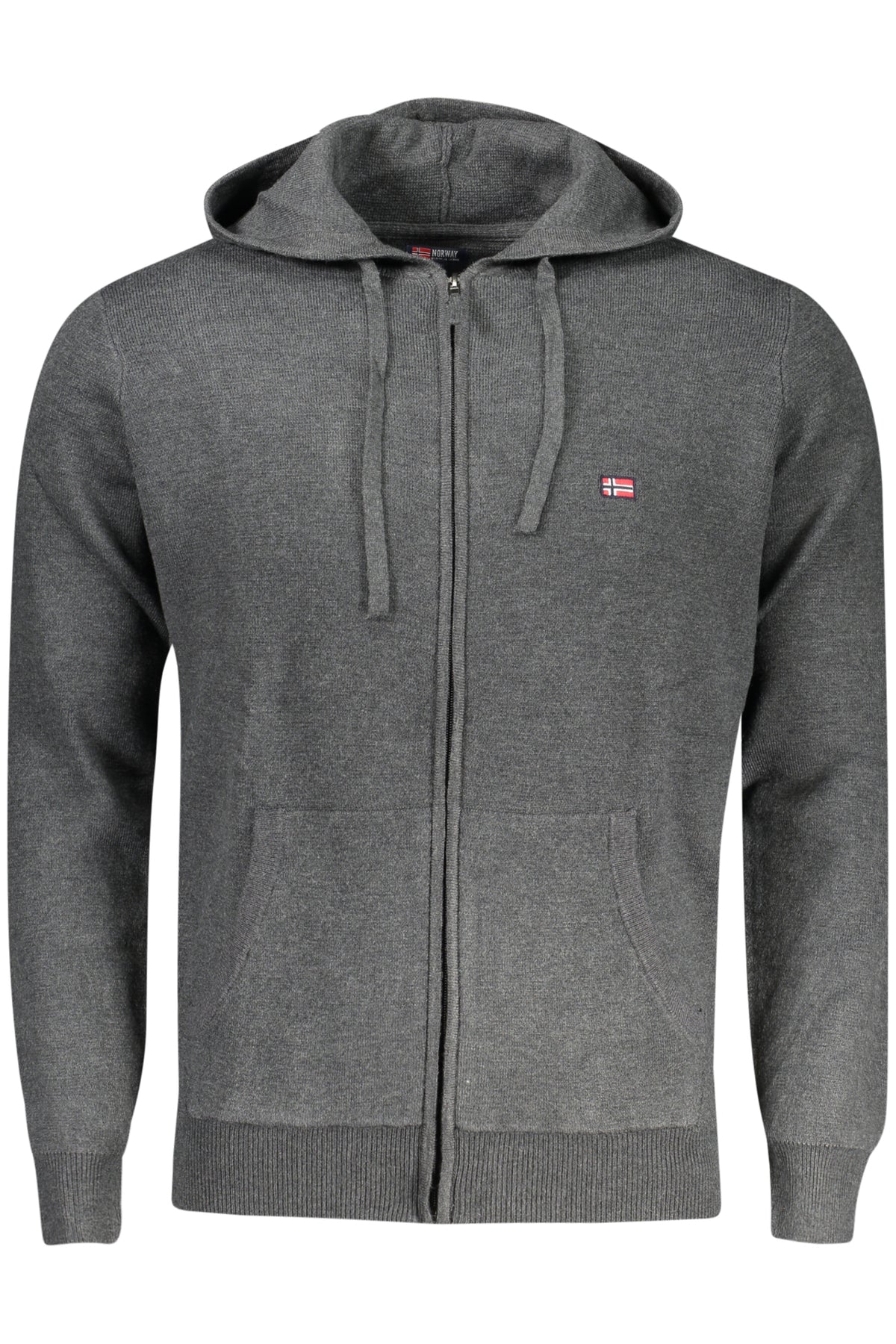 843105_GRANTRAC – Stylischer Herren-Cardigan mit Kapuze in Grau - Ideal für jede Jahreszeit – Größe: S, M, L, XL, 2XL, 3XL – Farbe: Grigio
