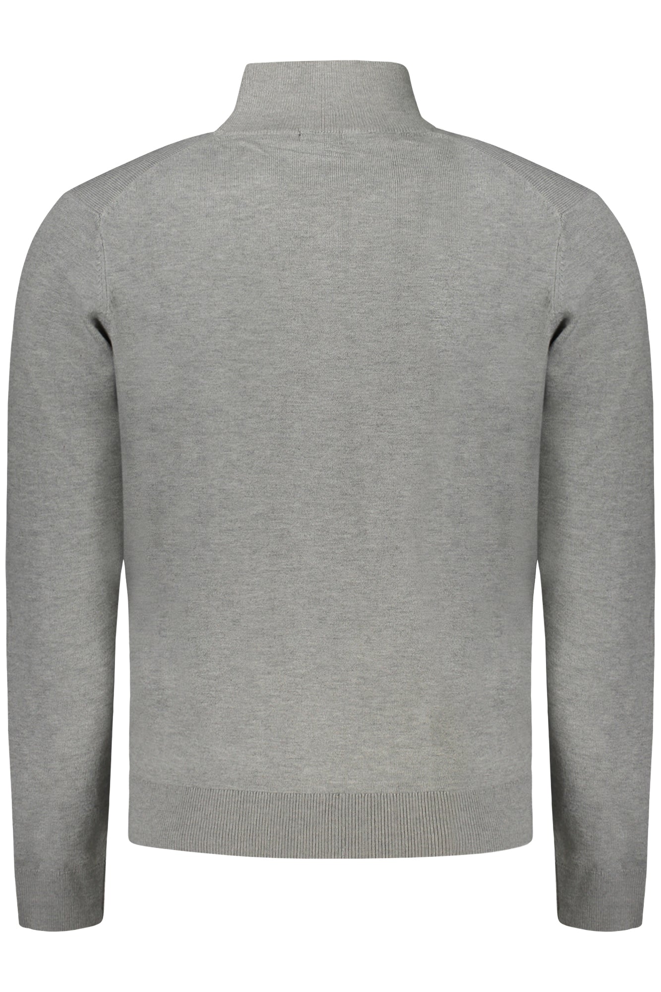 843104_GRGREYME – Grauer Herren-Cardigan mit Stickerei und Reißverschluss – Größe: M, L, XL, 2XL, 3XL – Farbe: Grigio