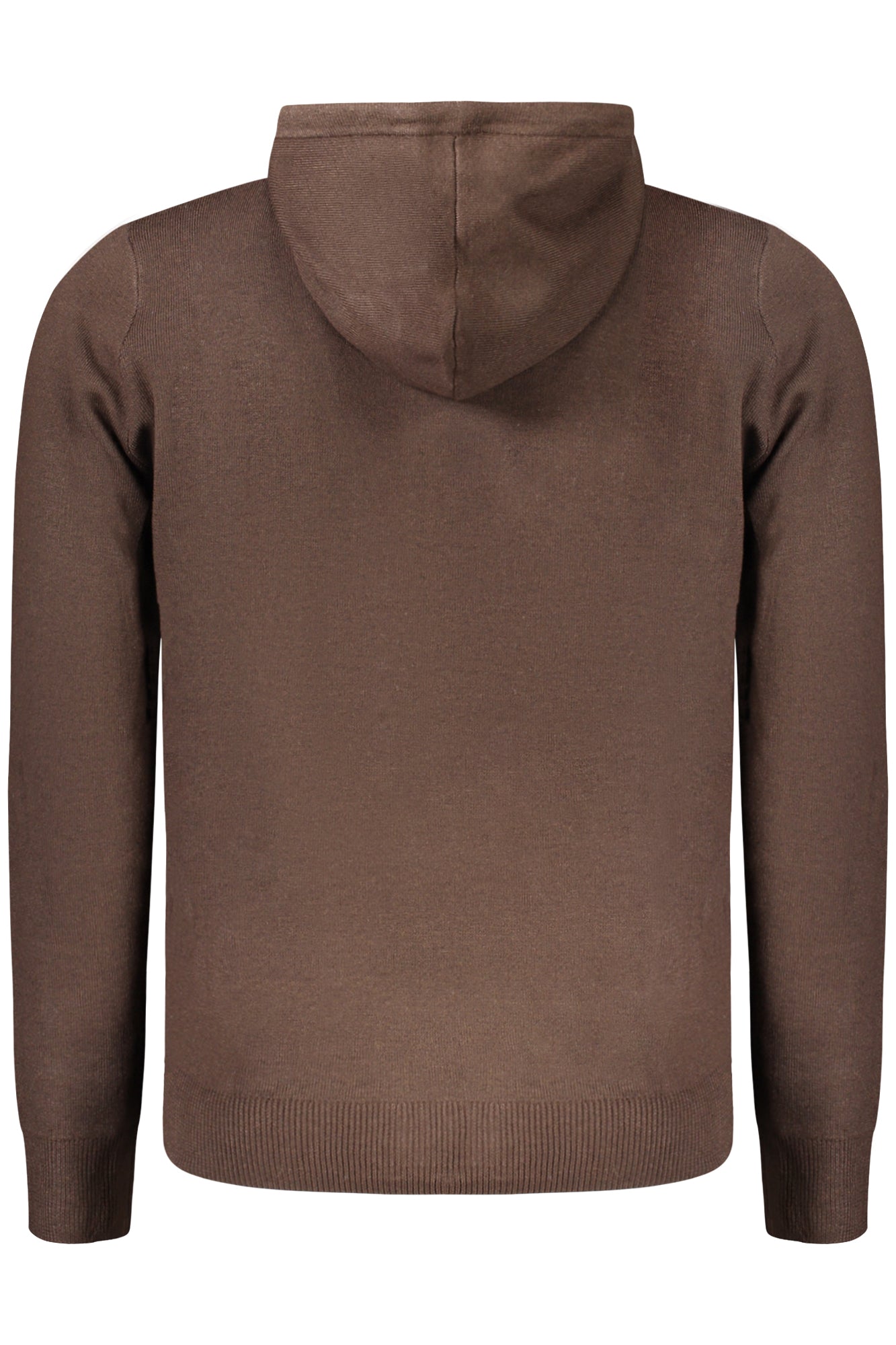 843105_MAFALCON – Herren Cardigan Braun Langarm mit Kapuze und Stickerei – Größe: M, L, XL, 2XL, 3XL – Farbe: Marrone