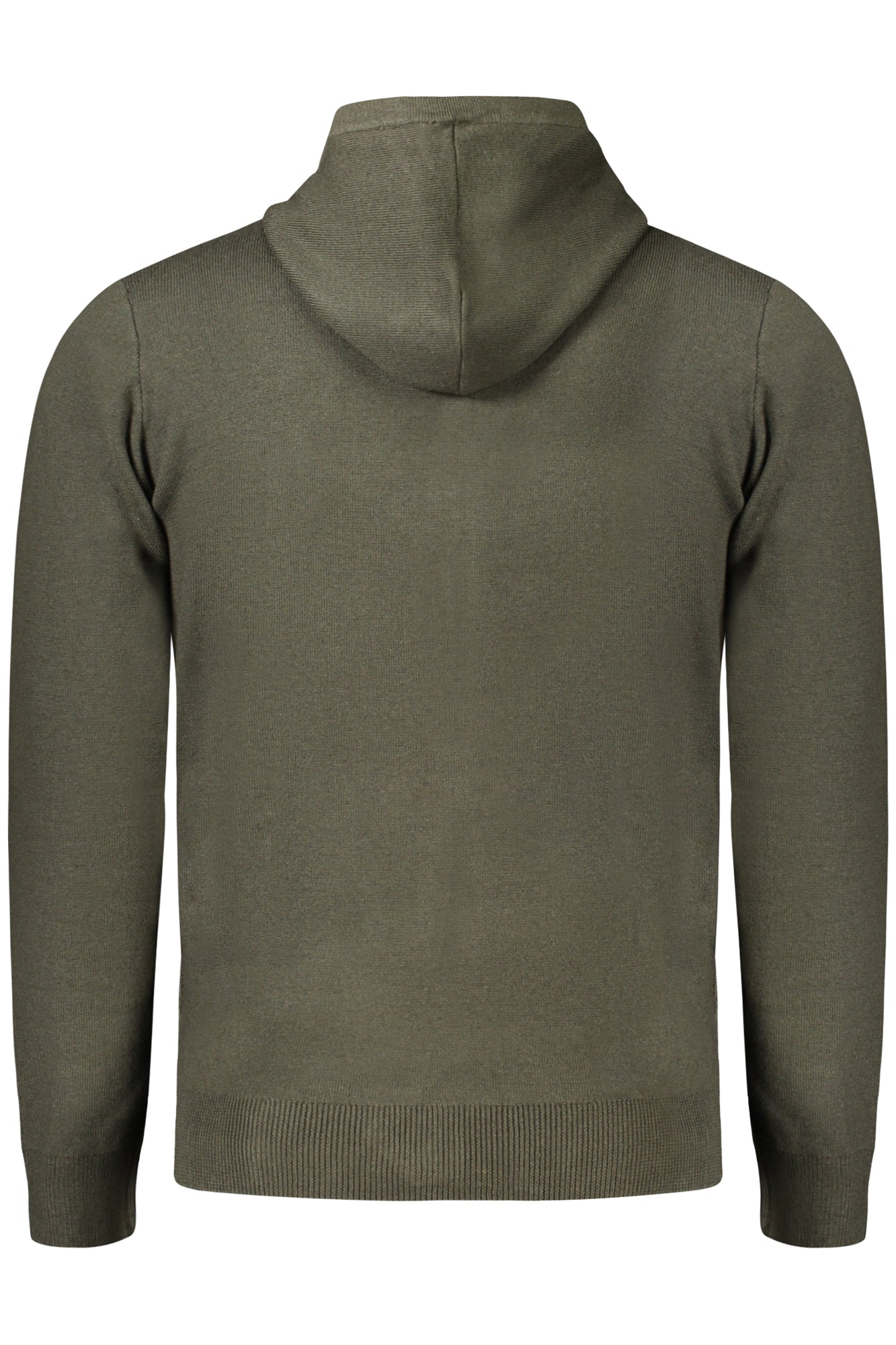 843105_VEFOREST – Herren-Cardigan Grün mit Kapuze und Reißverschluss – Norwegen 1963 Stil – Größe: M, L, 2XL, 3XL, XL – Farbe: Verde