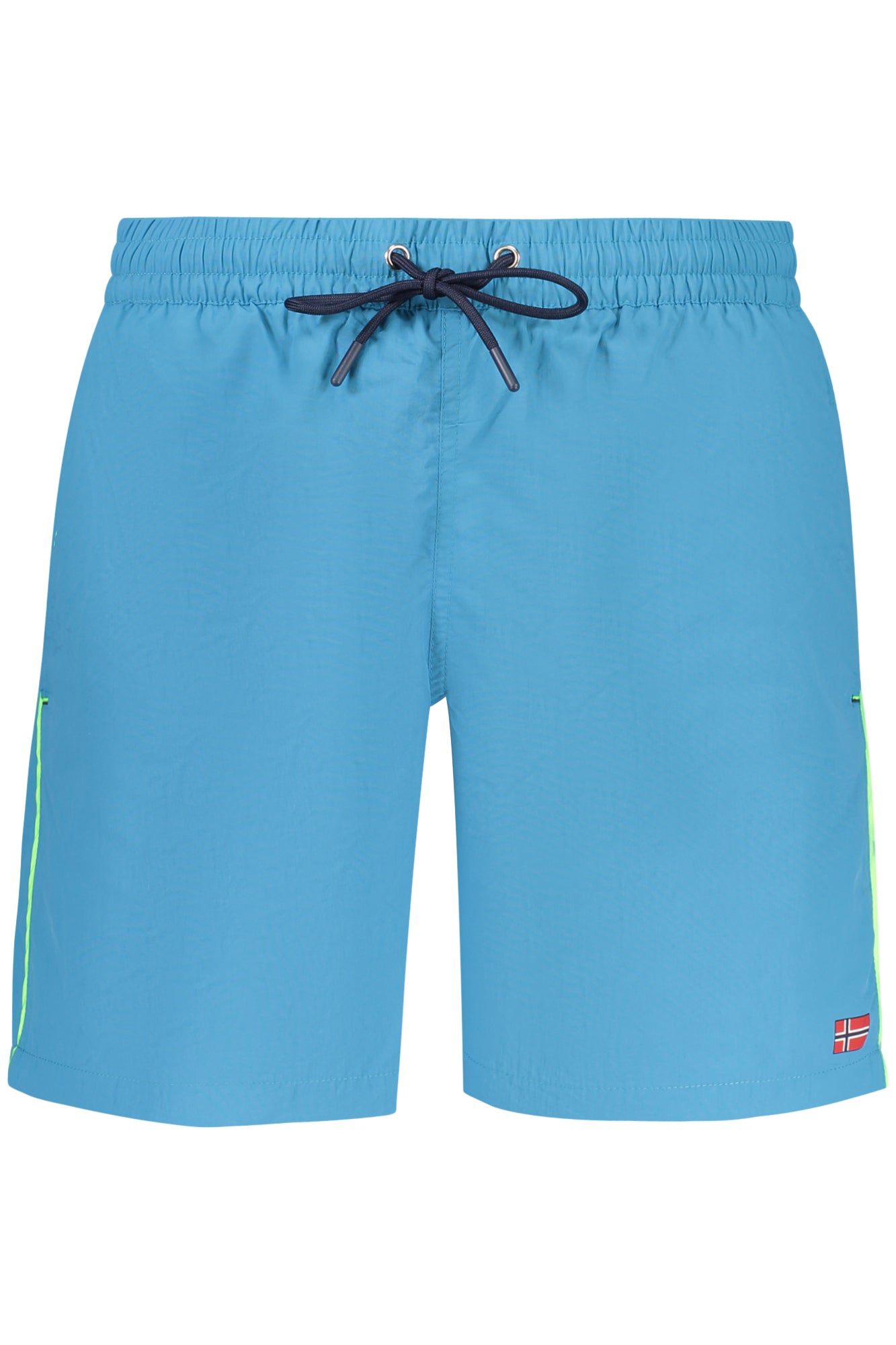 858310_AZMAUI – Stilvolle blaue Badehose mit Taschen & Kontrastdetails für Herren – Größe: S, M, L, XL, 2XL, 3XL – Farbe: Azzurro