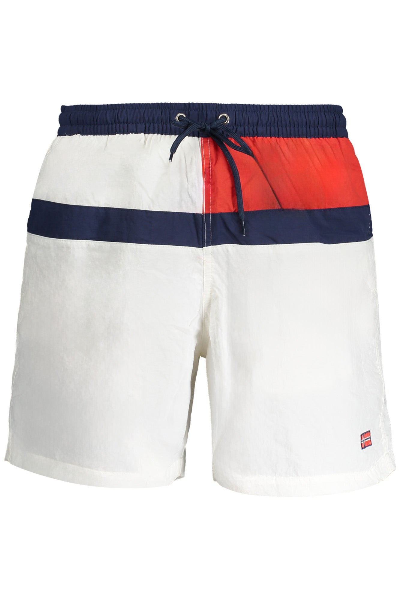 848308_BIWHITE – Elegante weiße Badeshorts für Herren, stilvolle Details, praktischer Komfort – Größe: M, L, XL, 2XL – Farbe: Bianco