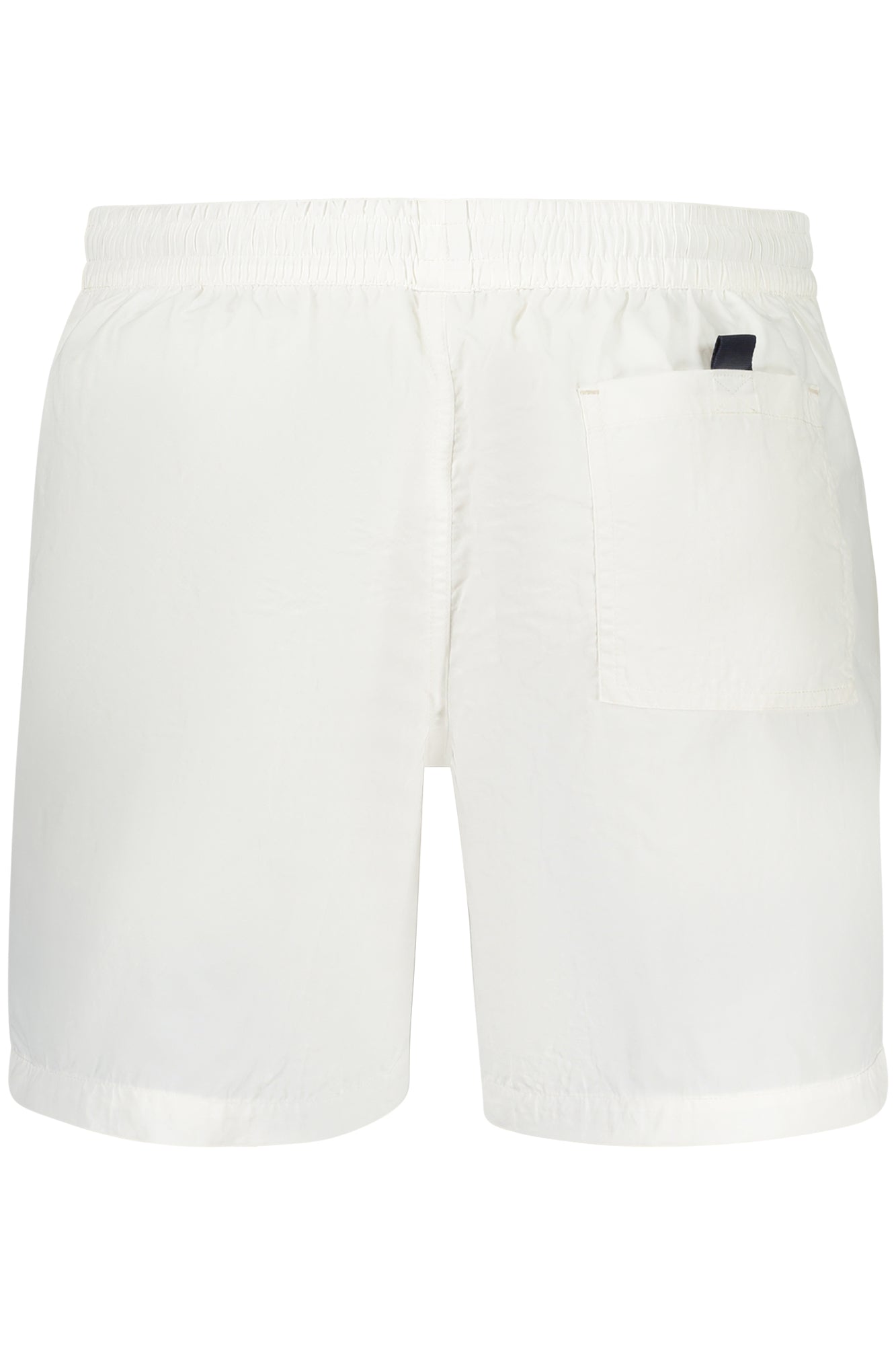 858312_BIWHITE – Weisse Herren Badeshorts mit Slip & Taschen - Norwegen 1963 inspiriert – Größe: S, M, L, XL, 2XL, 3XL – Farbe: Bianco