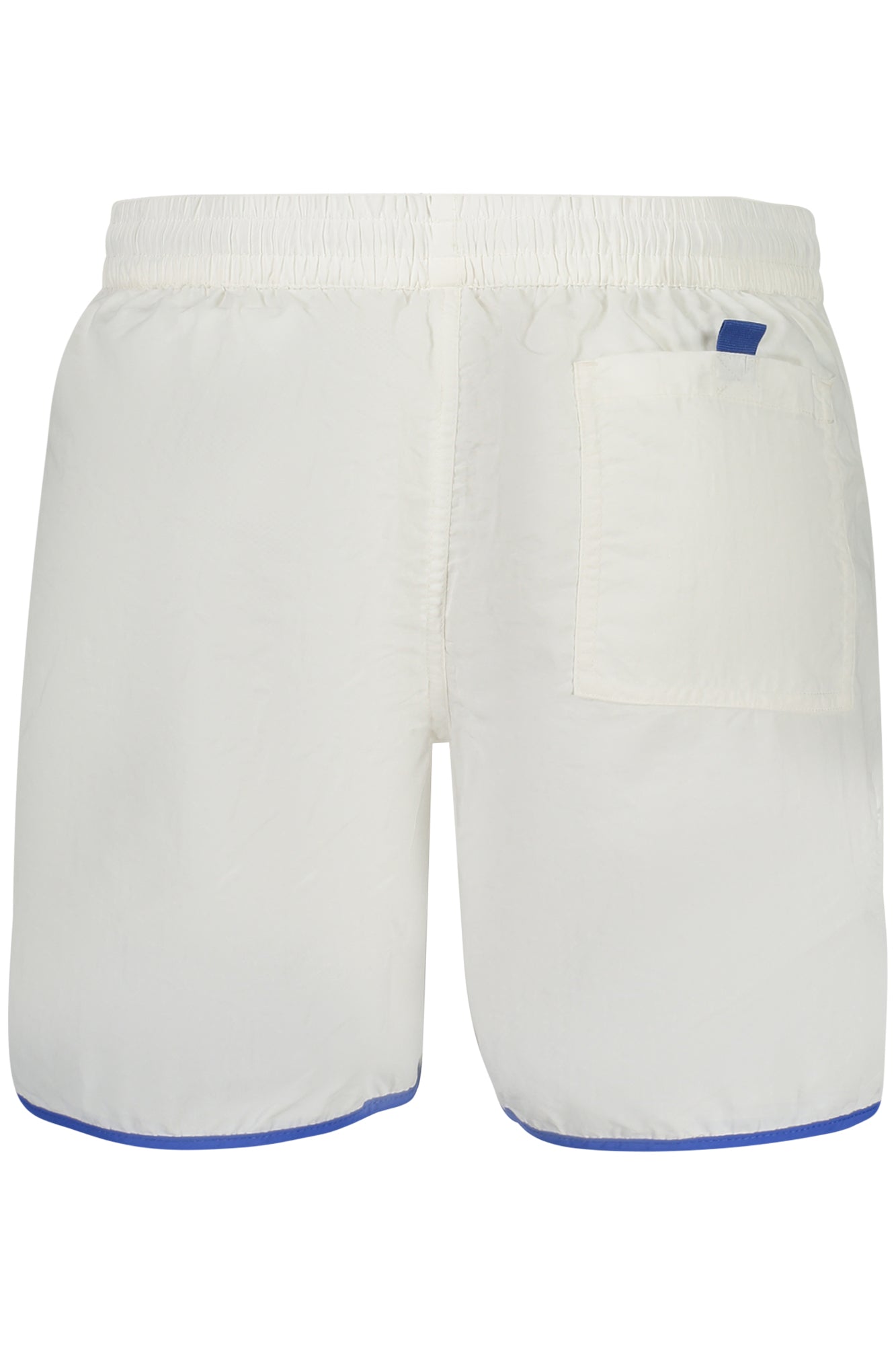 858313_BIWHITE – Herren Weiße Schwimmshorts mit Taschen & Kordelzug - Norwegen 1963 – Größe: S, M, L, XL, 2XL, 3XL – Farbe: Bianco