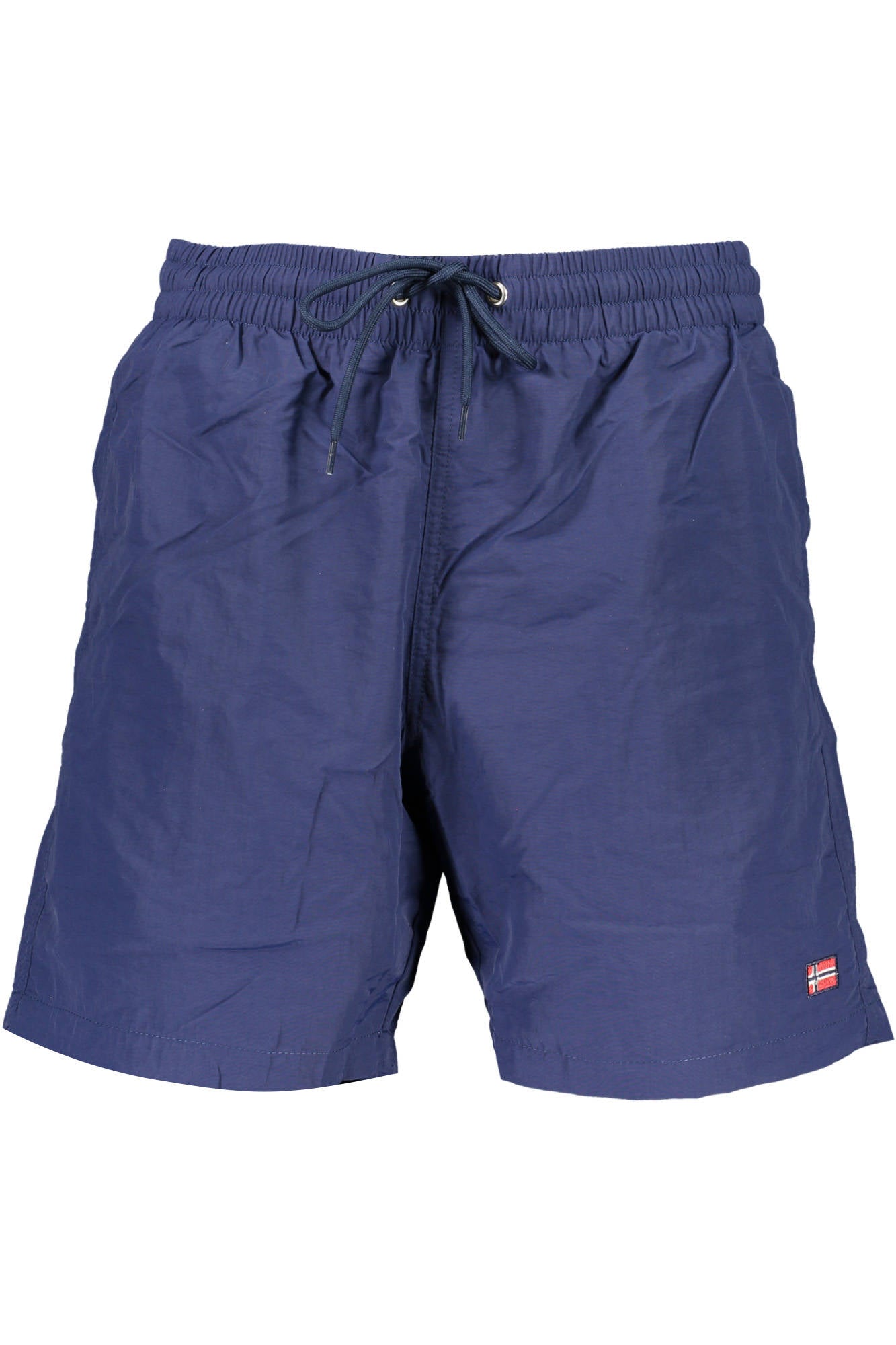 838301_BLU_BLU – Elegante blaue Herren-Badehose mit Kontrastdetails und Taschen – Größe: M, L, XL, 2XL – Farbe: Blu