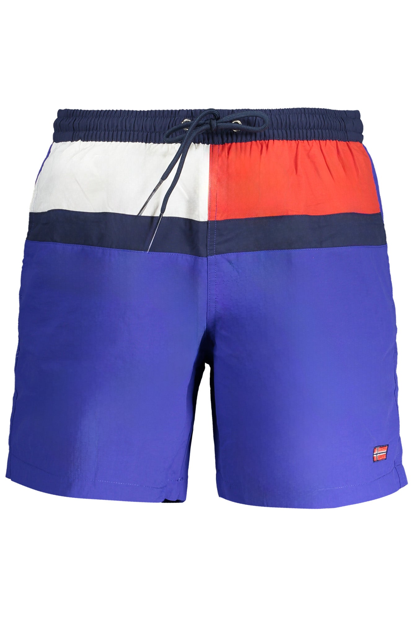 848308_BLBLUET – Herren Badehose Blau mit Taschen & Kordelzug - Bequemer Slip Inside – Größe: M, L, XL, 2XL – Farbe: Blu