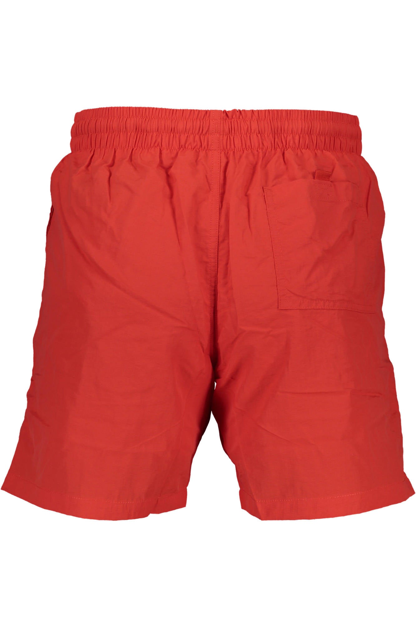 838301_ROSSO_RED-RACE – Stylische rote Herren-Badeshorts mit Taschen & elastischem Bund – Größe: M, L, XL, 2XL – Farbe: Rosso