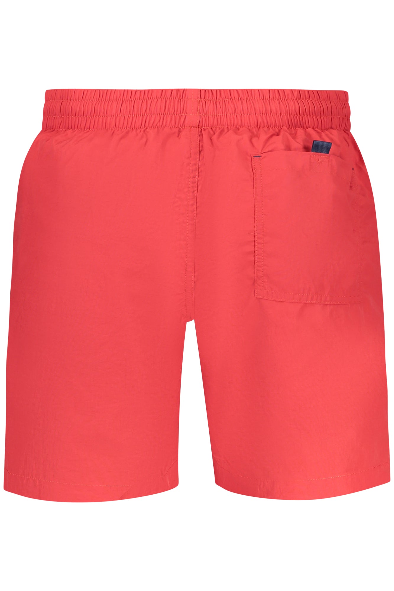 838301_ROBITTER – Stylische rote Herren-Badeshorts mit elastischem Bund und Taschen – Größe: S, M, L, XL, 2XL, 3XL – Farbe: Rosso