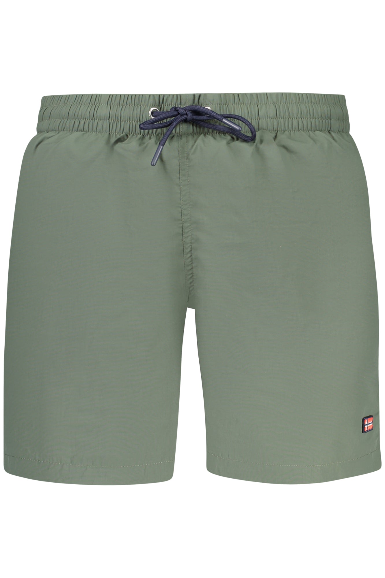 838301_VEARMY – Grüne Herren-Badeshorts mit Kontrastdetails und elastischem Bund – Größe: S, M, L, XL, 2XL, 3XL – Farbe: Verde