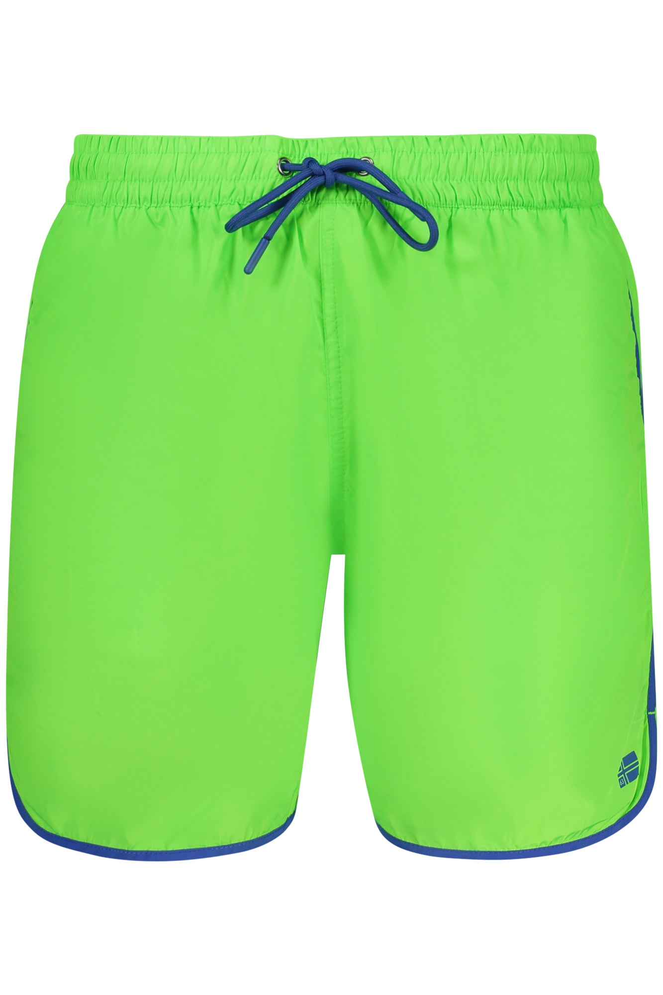 858313_VEGREEFL – Grüne Bade-Boxershorts für Herren mit Taschen & Kordelzug – Größe: S, XL, M, L, 2XL, 3XL – Farbe: Verde