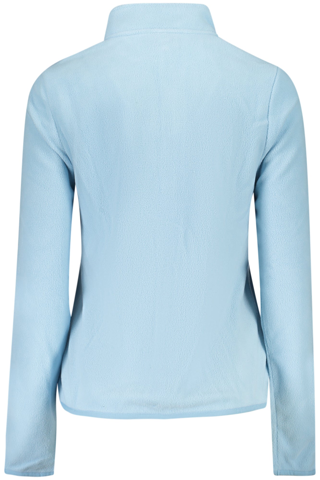849905_AZCLOUD – Sweatshirt Damen Blau Baumwolle mit Reißverschluss und Applikation – Größe: S, M, L, XL, 2XL – Farbe: Azzurro