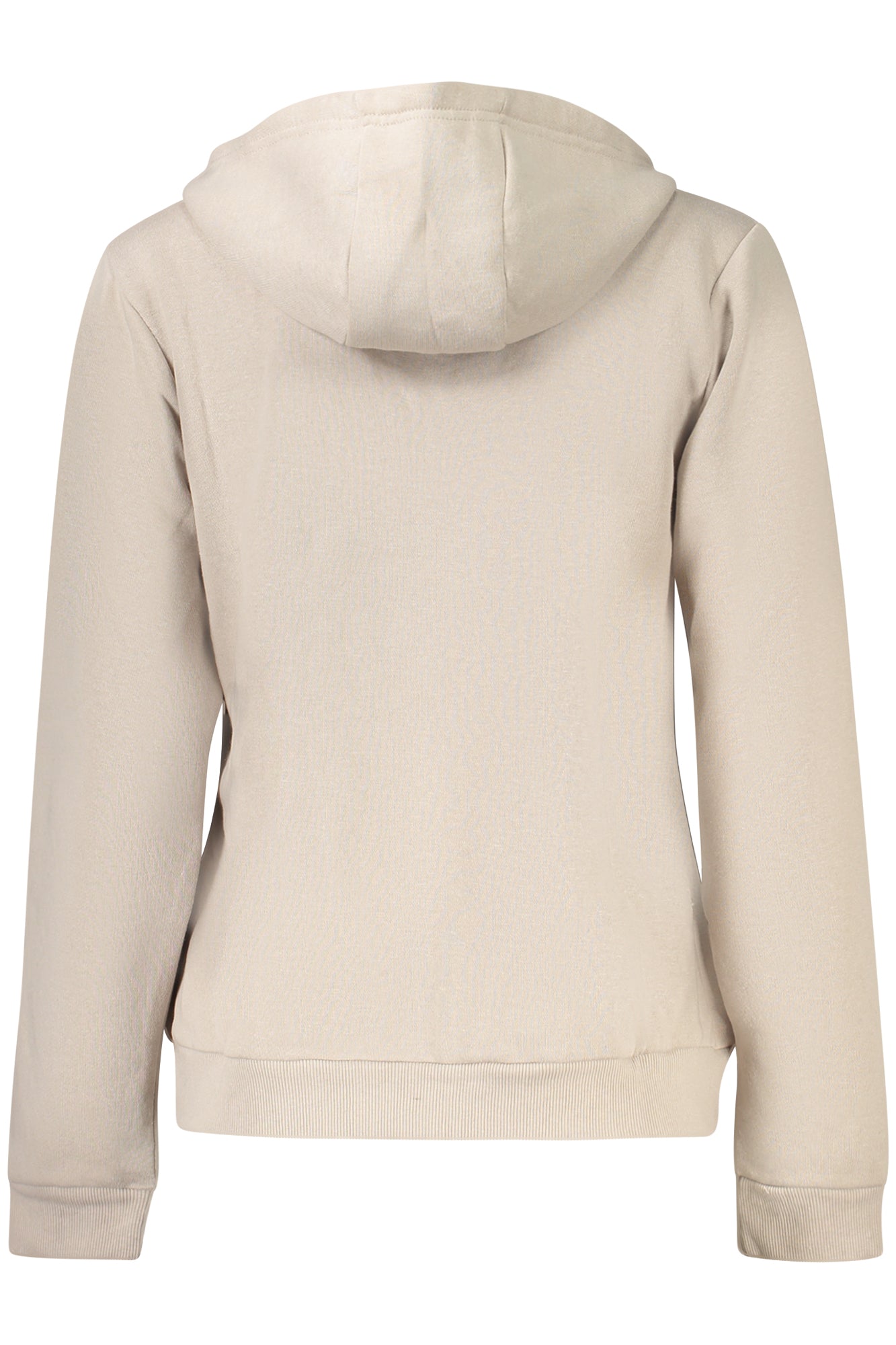 859002_BEROPE – Damen Kapuzen-Sweatshirt Beige Reißverschluss Skandinavischer Stil – Größe: S, M, L, XL, 2XL – Farbe: Beige