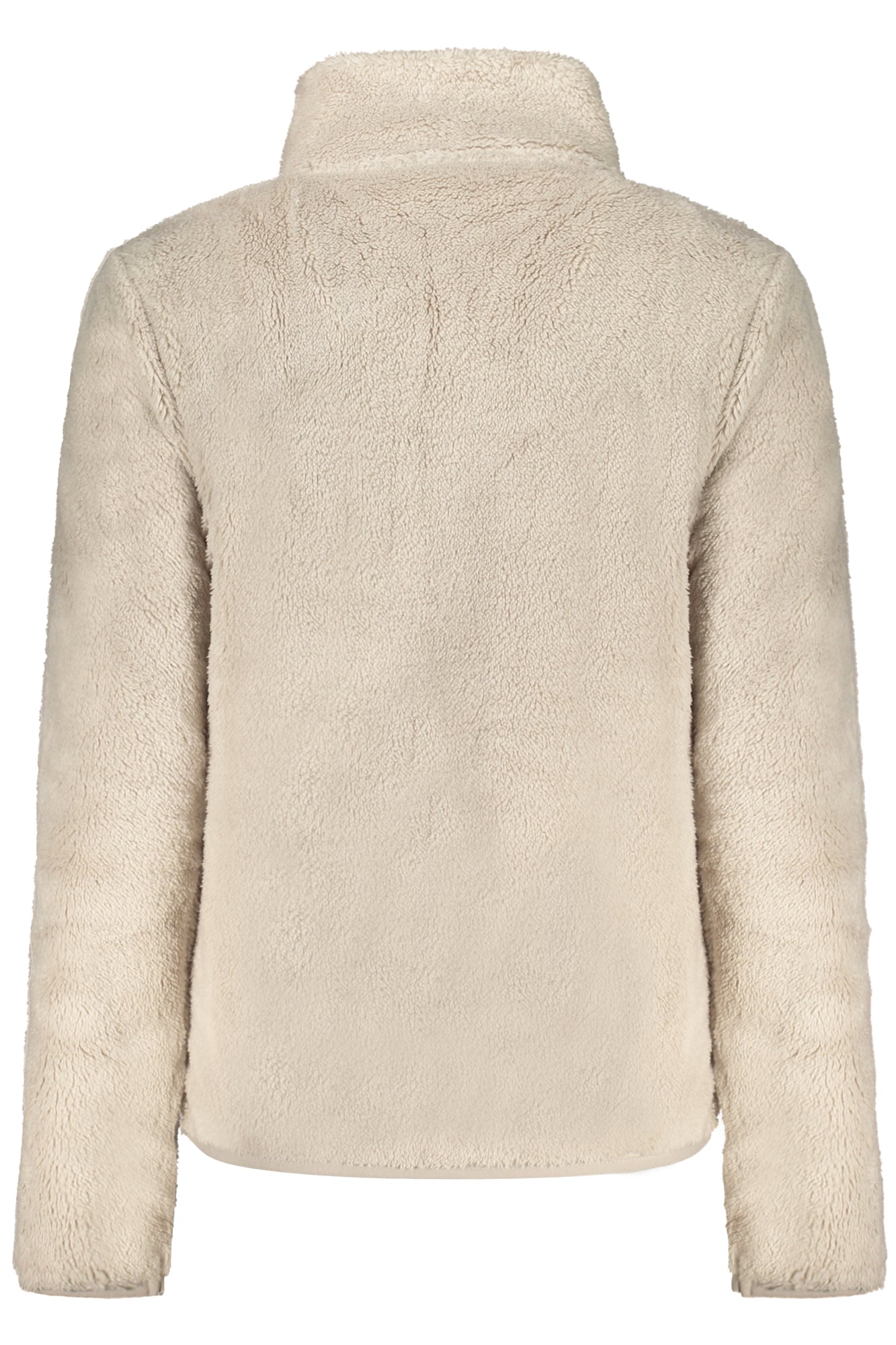 849909_BEROPE – Beiges Damen Fleece-Sweatshirt: Langarm, Kuschelig, Mit Reißverschluss – Größe: S, M, L, XL, 2XL – Farbe: Beige