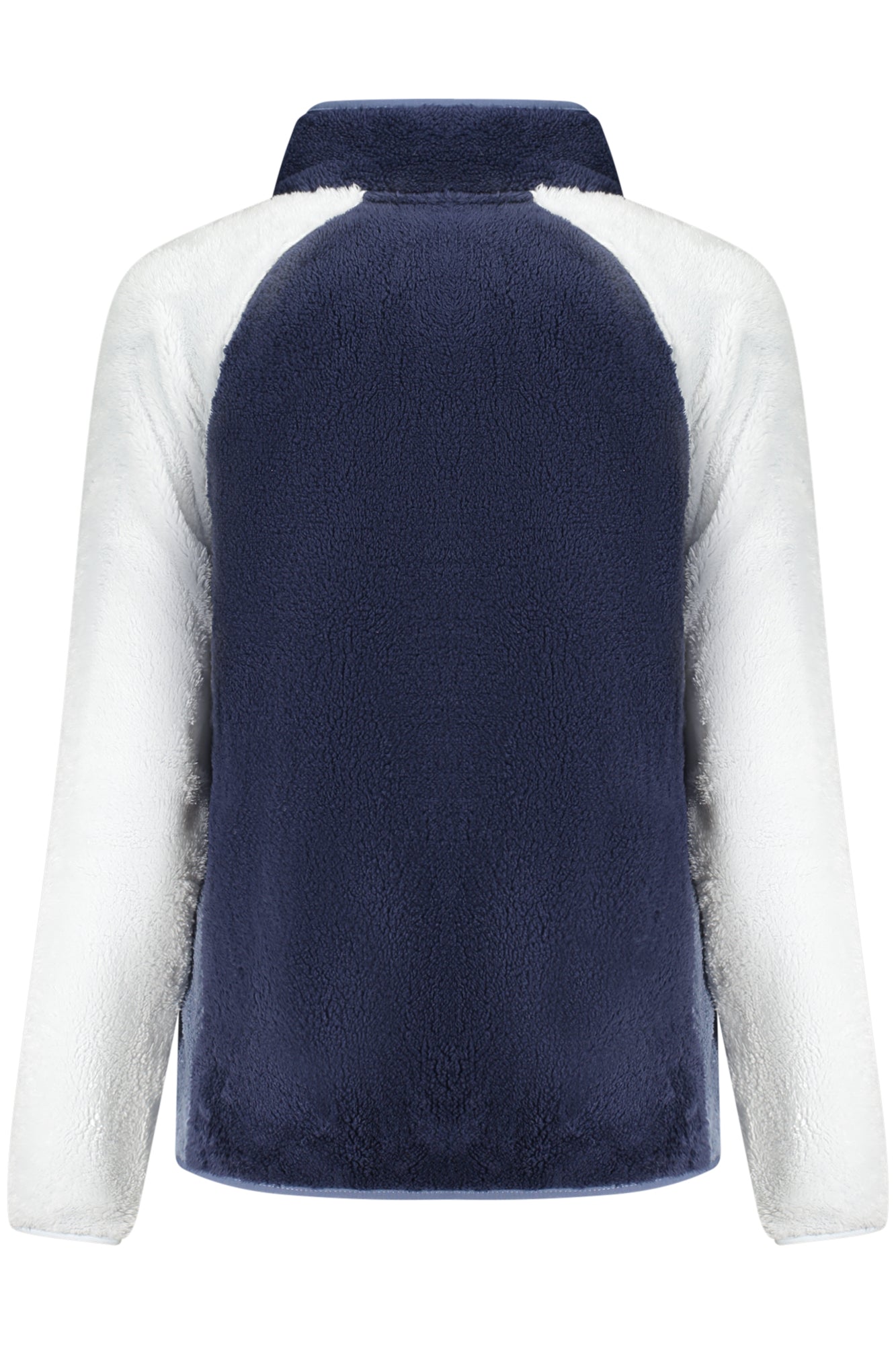 859903_BLNAVY – Gefüttertes Damen Langarm-Sweatshirt Blau mit Stickerei und Taschen – Größe: S, M, L, XL, 2XL – Farbe: Blu