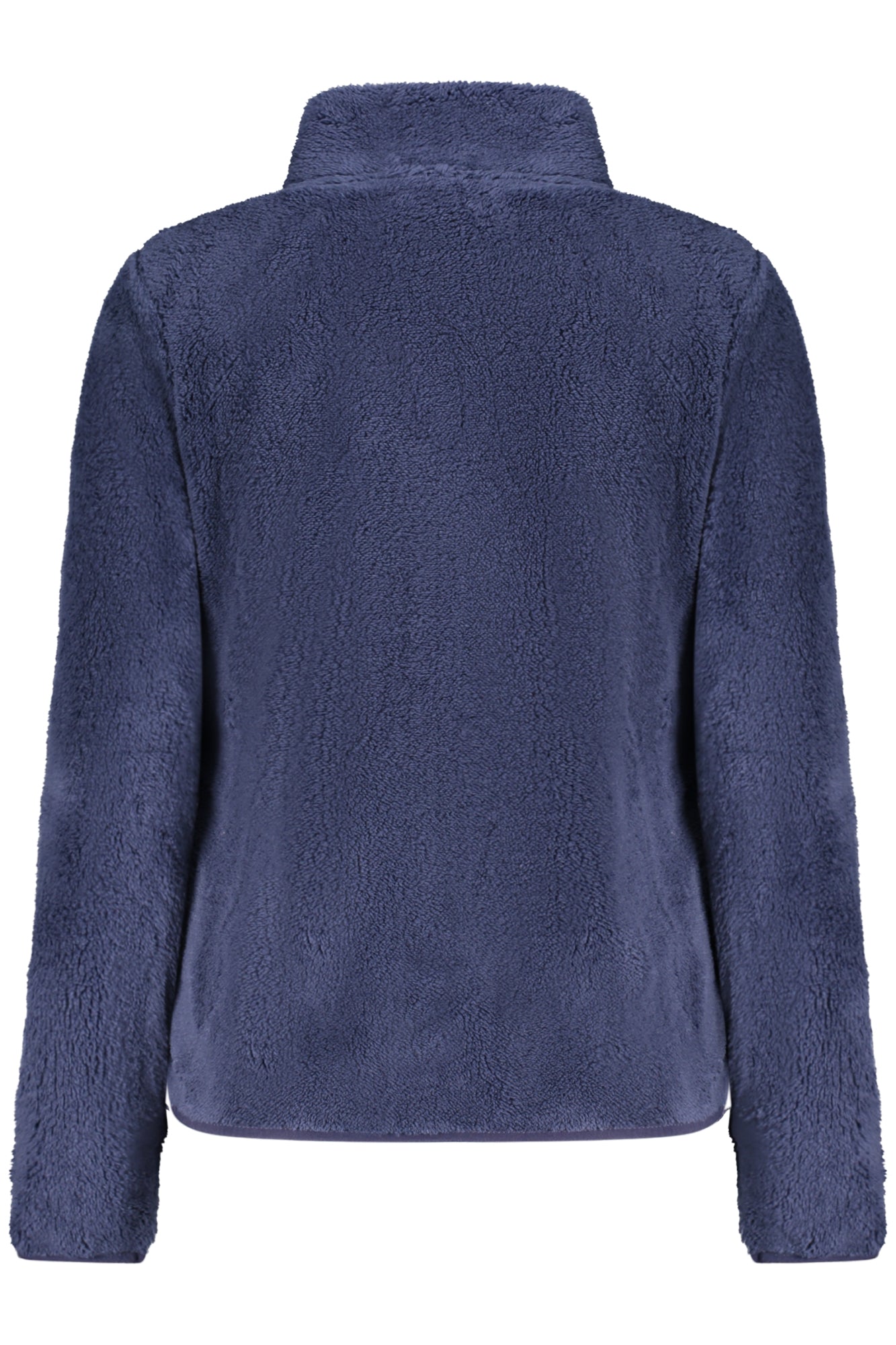 849909_BLNAVY – Damen Fleece-Langarm-Sweatshirt mit Reißverschluss und Taschen – Größe: S, M, L, XL, 2XL – Farbe: Blu