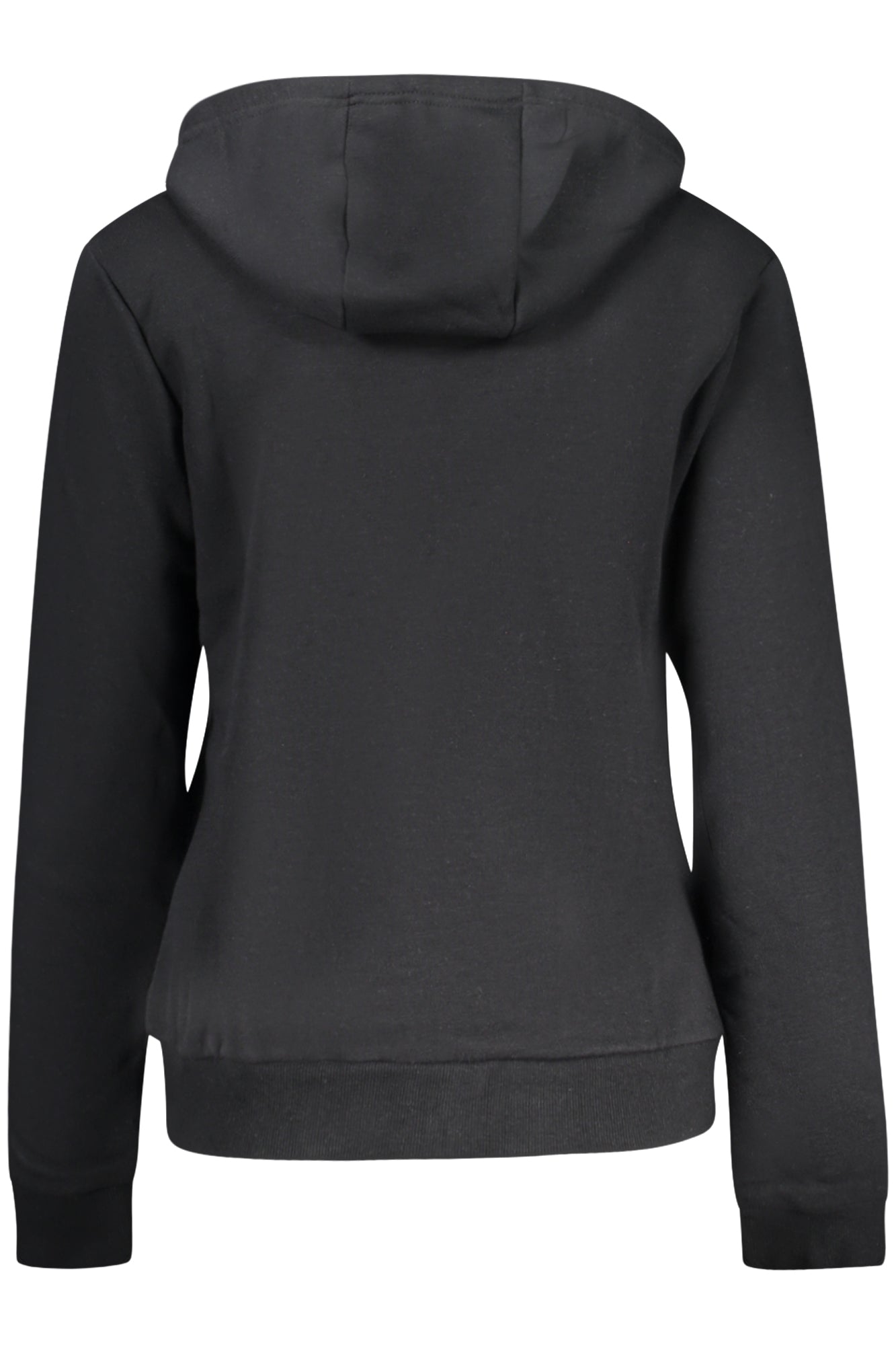 859002_NEBLACK – Schwarzes Damen-Hoodie mit Reißverschluss und Norwegen-Design – Größe: S, M, L, XL, 2XL – Farbe: Nero