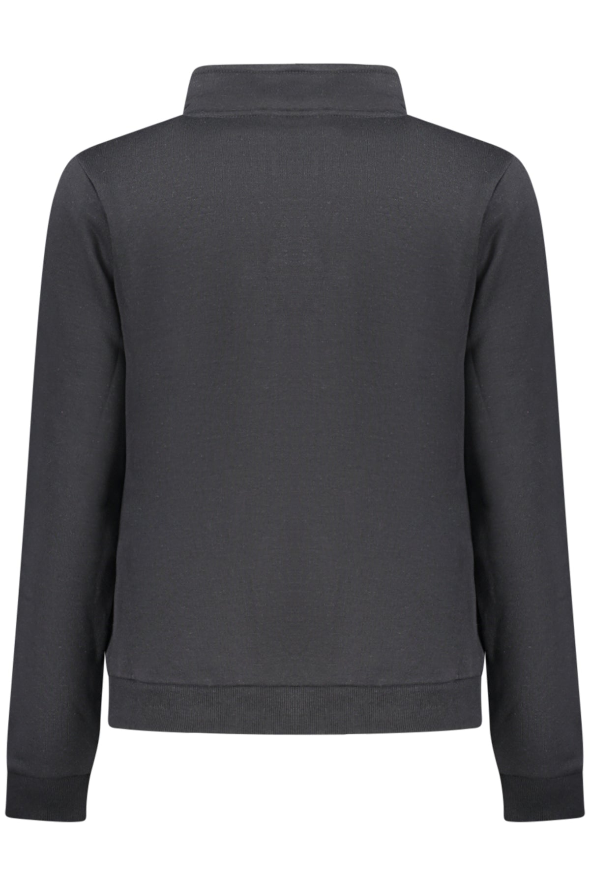 859001_NEBLACK – Schwarzes Damen-Sweatshirt mit Reißverschluss und Aufnähern kaufen – Größe: S, M, L, XL, 2XL – Farbe: Nero