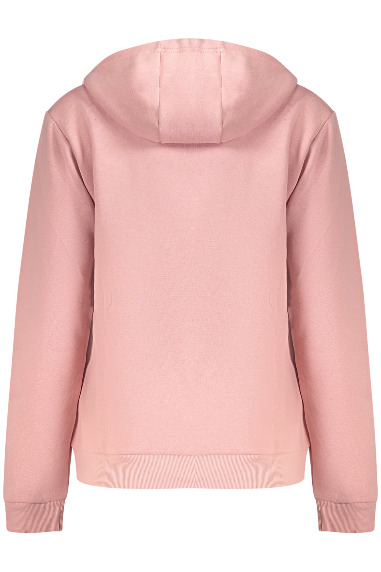 859002_RSROSANTI – Damen Langarm-Hoodie Pink mit Reißverschluss und Applikationen – Größe: S, M, L, XL, 2XL – Farbe: Rosa
