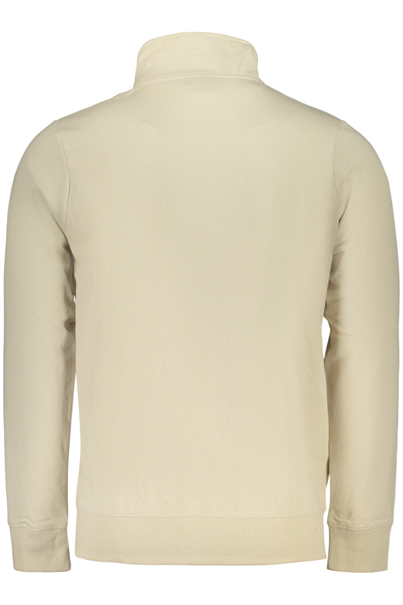 862743_BEBEIGE – Elegantes Herren-Sweatshirt beige - Langarm, Reißverschluss, Taschen – Größe: S, M, L, XL, 2XL, 3XL – Farbe: Beige