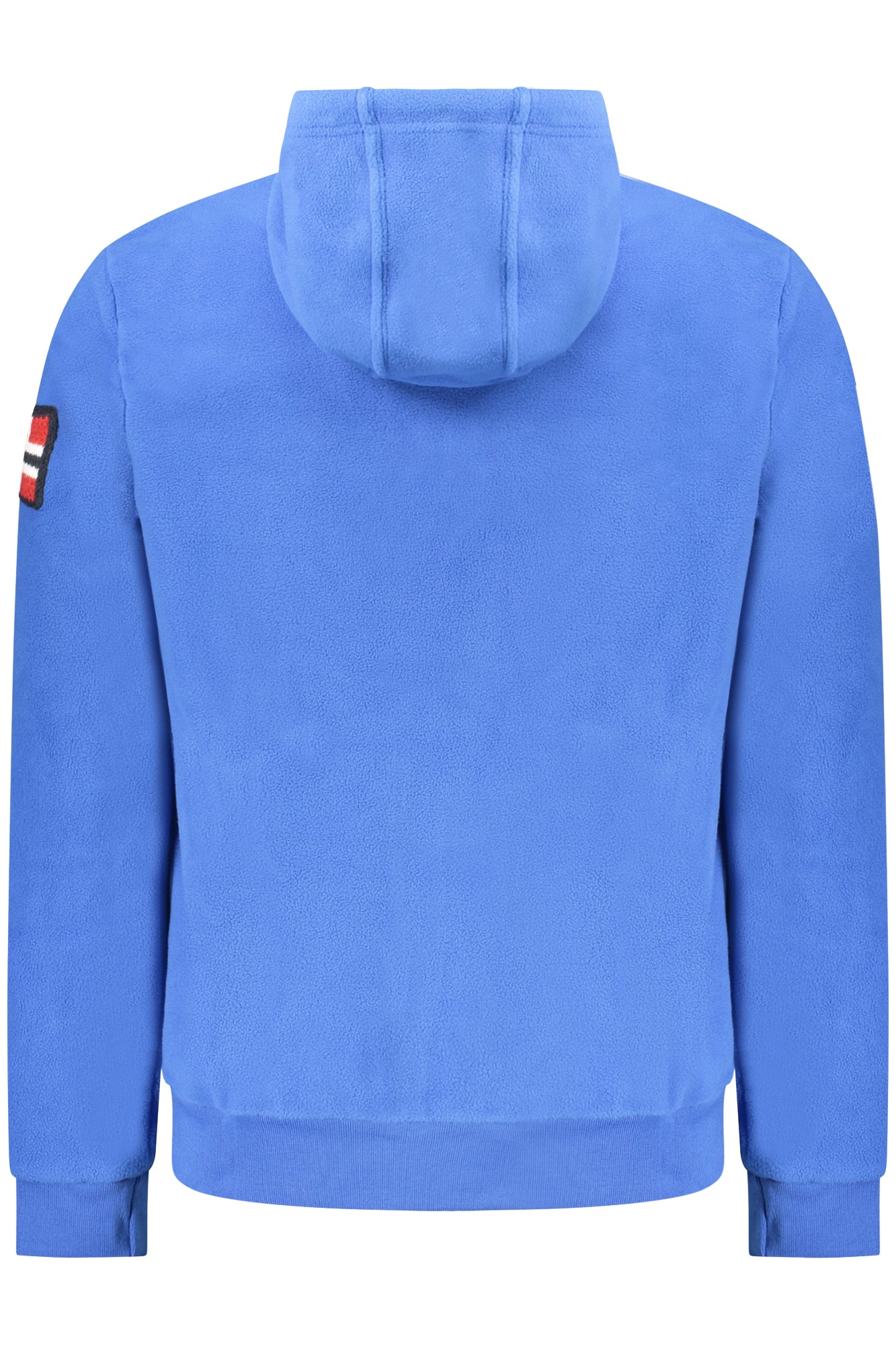 849531_BLBLUETT – Herren-Sweatshirt mit Kapuze, Reißverschluss & Stickerei - Blau – Größe: S, M, L, XL, 2XL, 3XL – Farbe: Blu