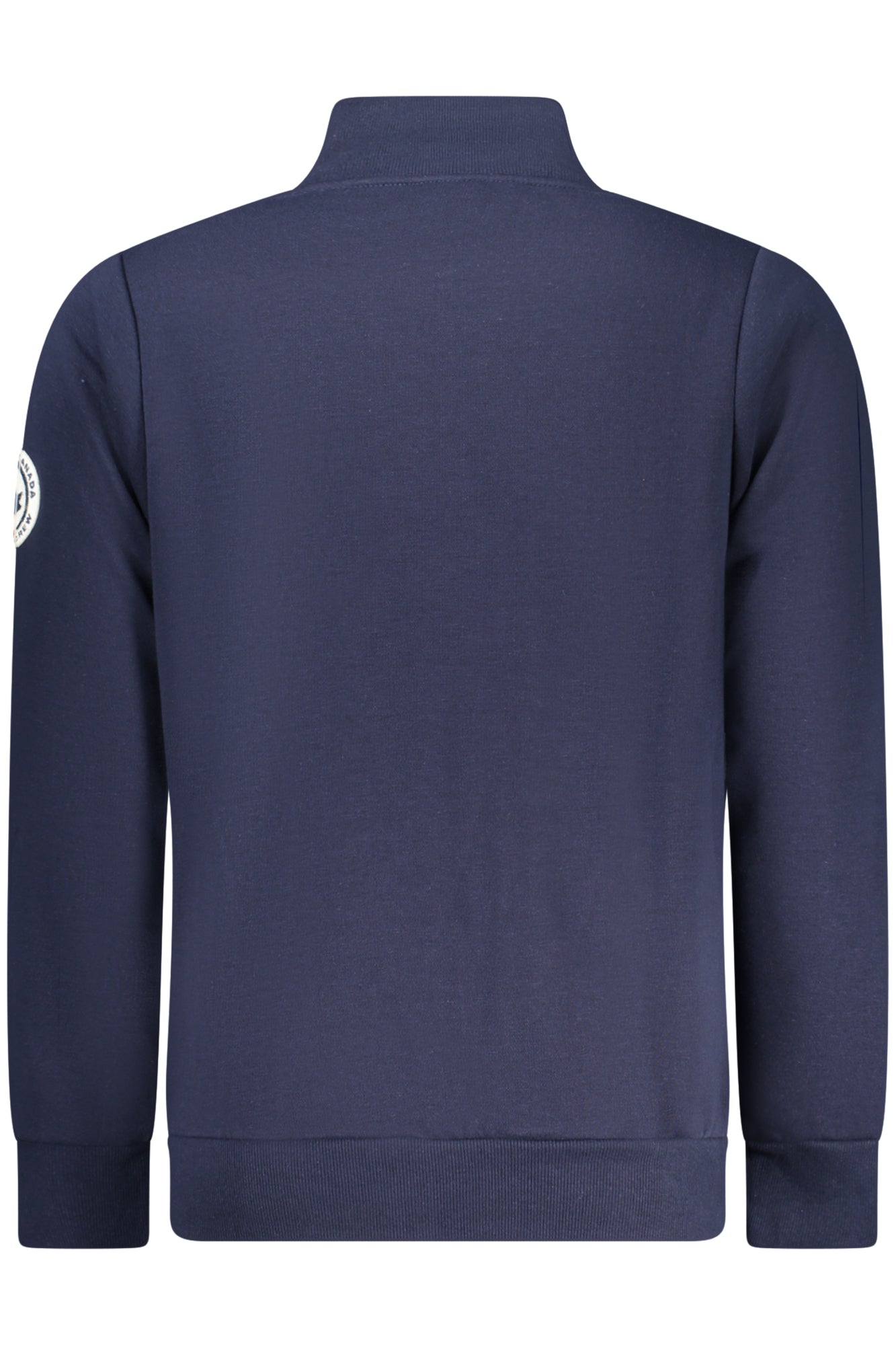 859467_BLNAVY – Gefüttertes Langarm-Sweatshirt mit Taschen und Norwegen-Applikation – Größe: S, M, L, XL, 2XL, 3XL – Farbe: Blu