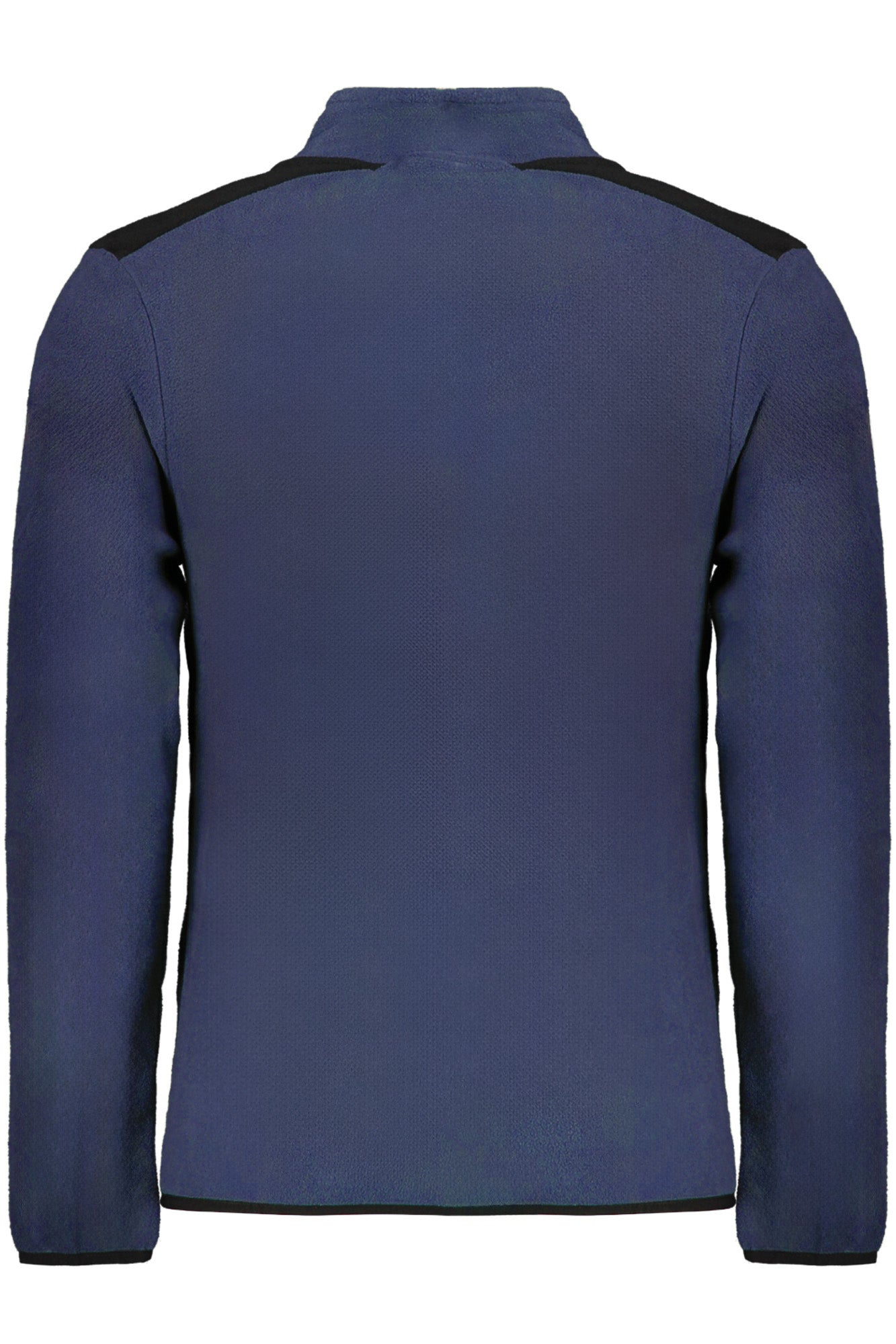849548_BLNAVY – Herren Sweatshirt Fleece Langarm Blau mit Kontrastdetails und Taschen – Größe: M, L, XL, 2XL – Farbe: Blu