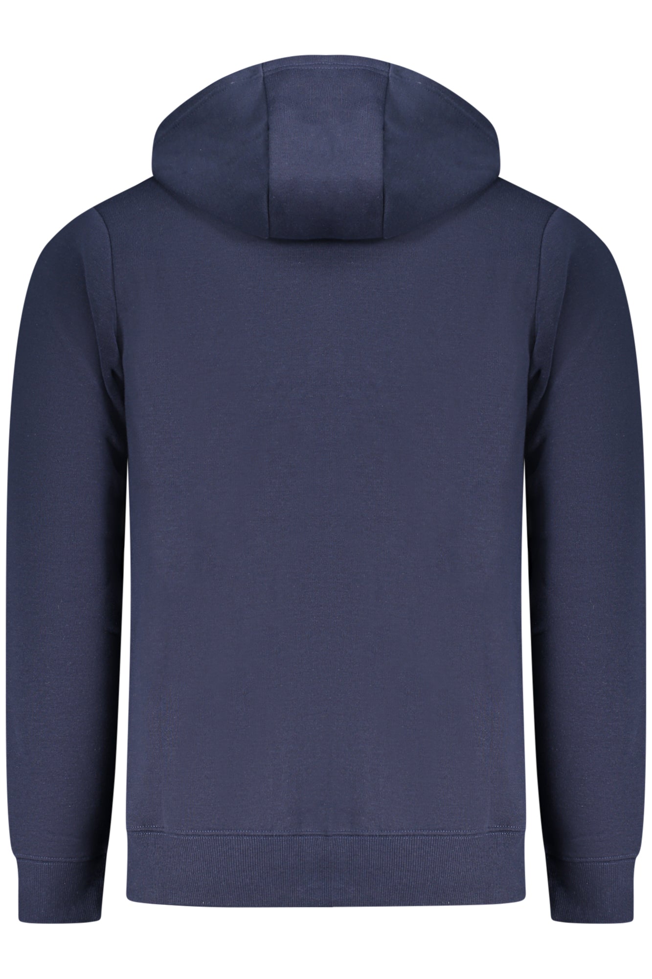 XXX849442_BLNAVY – Gefütterter Herren Kapuzenpullover in Blau mit Reißverschluss-Taschen – Größe: S, M, L, XL, 2XL, 3XL – Farbe: Blu