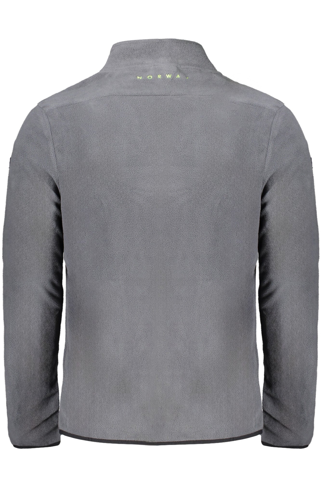 849543_GRREVENT – Graues Herren-Sweatshirt mit Reißverschluss & Stickerei - Fleece-Langarm – Größe: M, L, XL, 2XL – Farbe: Grigio