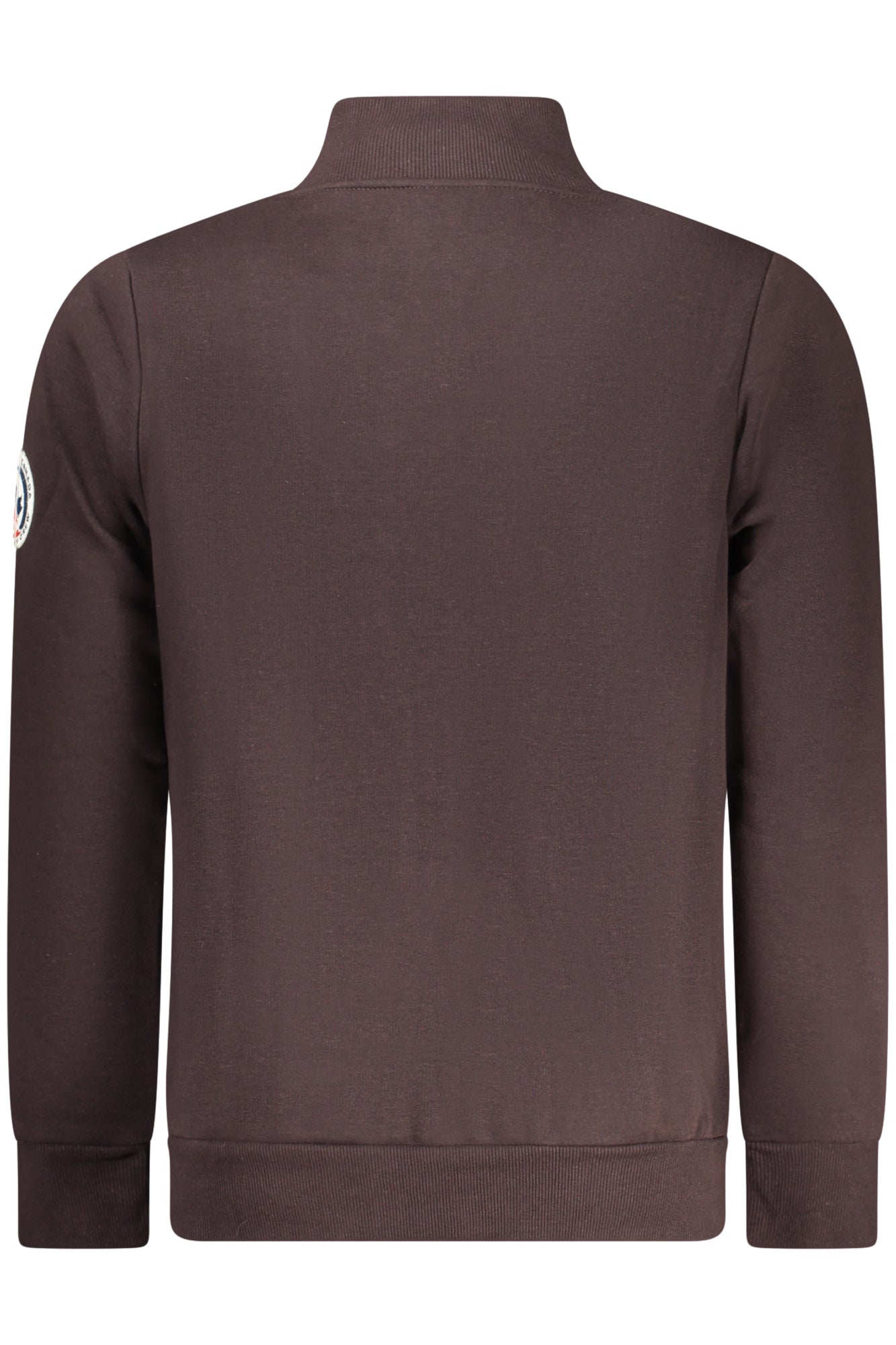 859467_MABROWN – Gefüttertes Herren Sweatshirt mit Reißverschluss und Taschen in Braun – Größe: S, M, L, XL, 2XL, 3XL – Farbe: Marrone