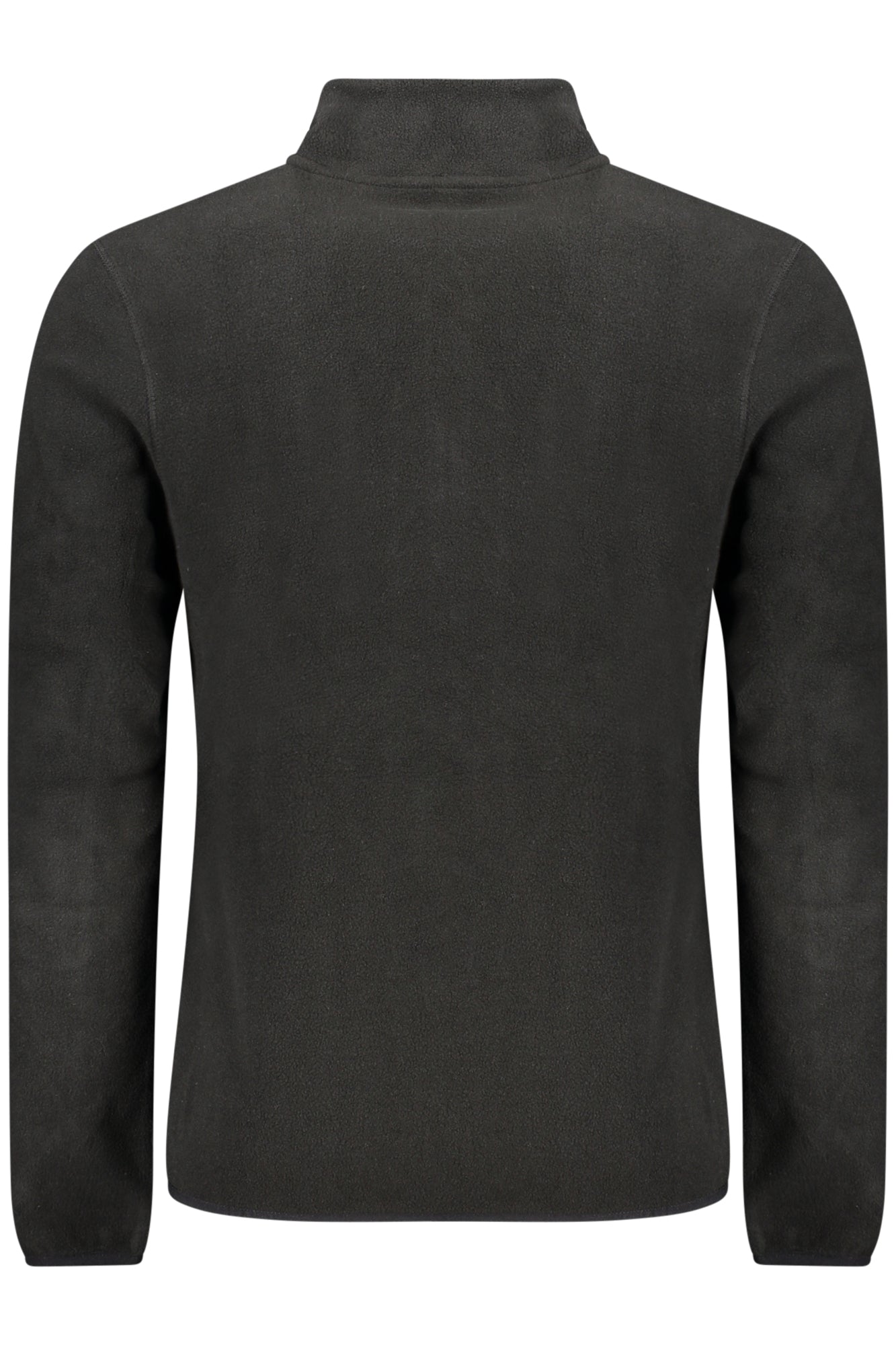 859505_NEBLACK – Herren Fleece-Langarmshirt Schwarz mit Taschen & Reißverschluss – Größe: S, M, L, XL, 2XL, 3XL – Farbe: Nero