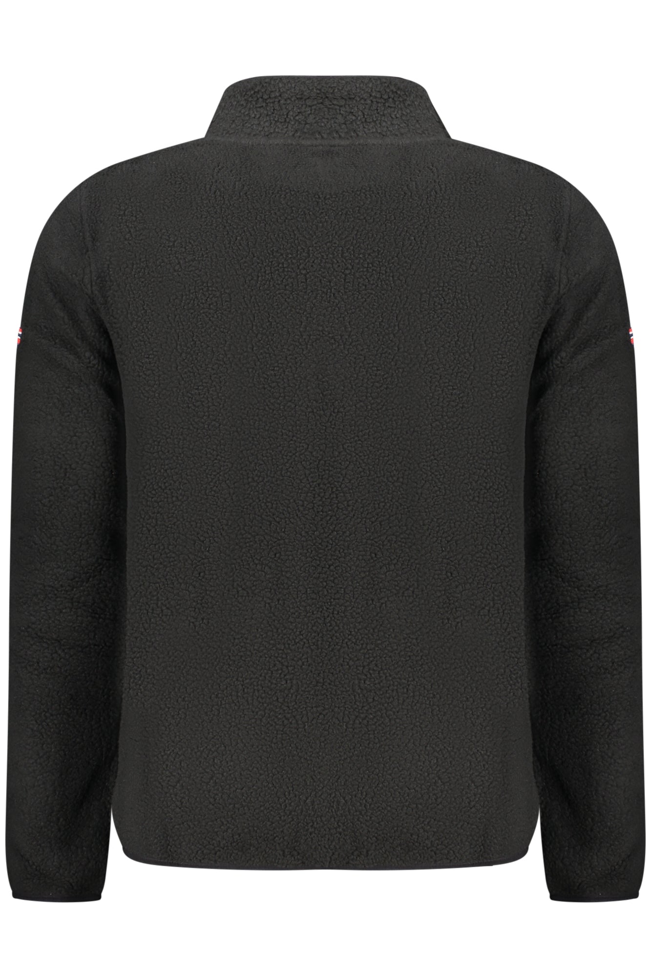 XXX839506_NEBLACK – Schwarzes Herren-Sweatshirt mit Reißverschluss und Taschen Details – Größe: M, L, XL, 2XL – Farbe: Nero