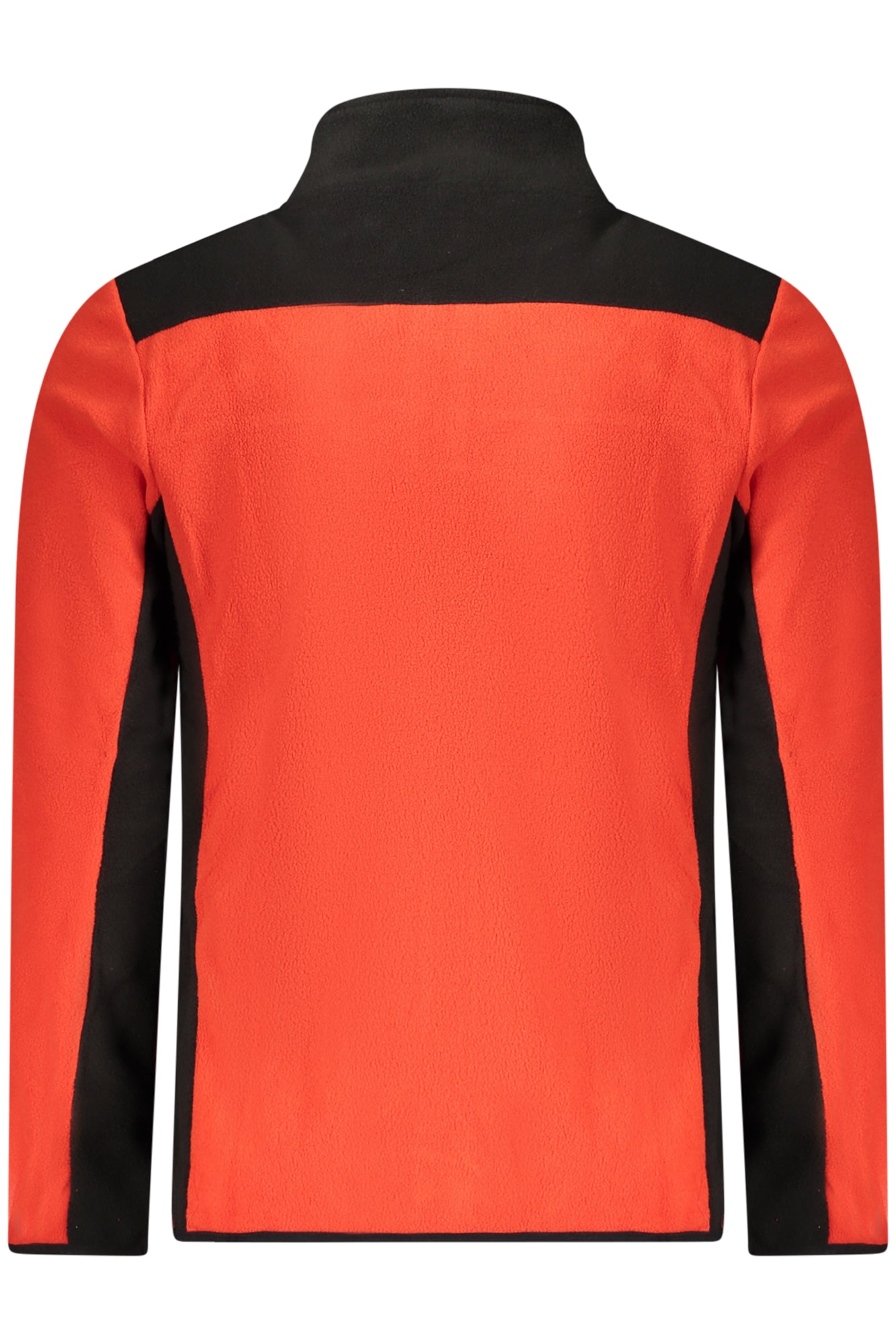 849522_RORED – Rot Herren Sweatshirt mit Reißverschluss, Stickerei & Kontrastdetails – Größe: S, M, L, XL, 2XL, 3XL – Farbe: Rosso