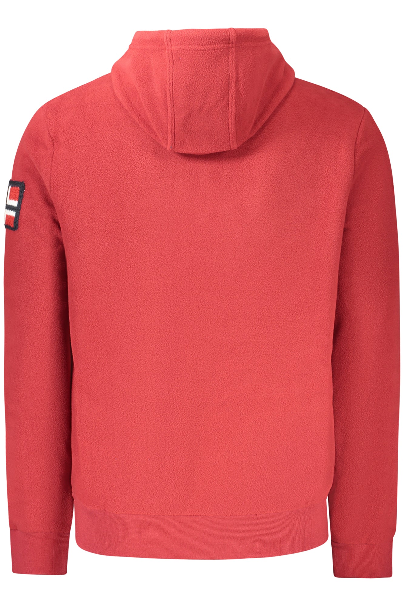 849531_RORED – Rotes Herren Langarm-Sweatshirt mit Kapuze und Reißverschluss – Größe: S, M, L, XL, 2XL, 3XL – Farbe: Rosso