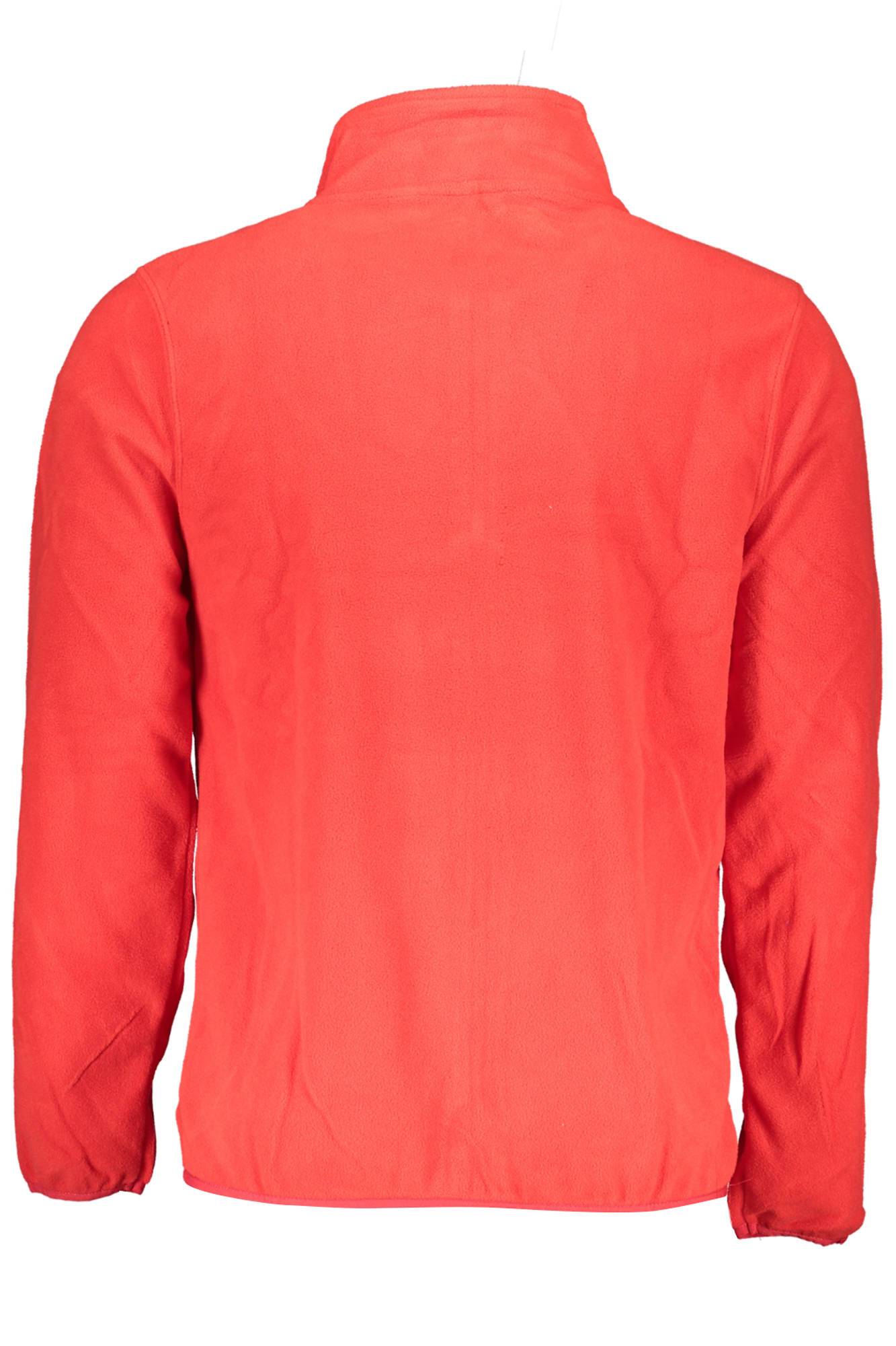 119544_ROSSO_RED-RACE – Rotes Norwegen Sweatshirt für Herren mit Reißverschluss & Taschen – Größe: L, XL, 2XL – Farbe: Rosso
