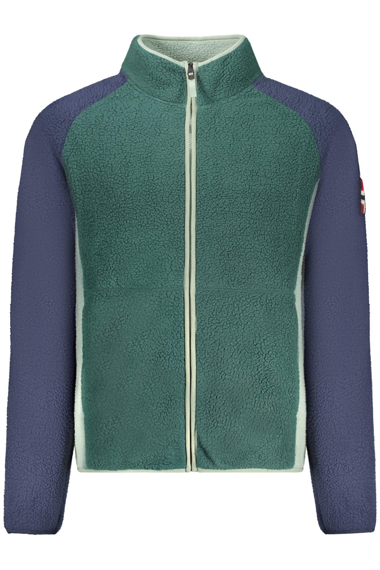 859503_VEALPINE – Herren Fleece-Langarmshirt mit Reißverschluss und Norwegen-Details – Größe: S, M, L, XL, 2XL, 3XL – Farbe: Verde