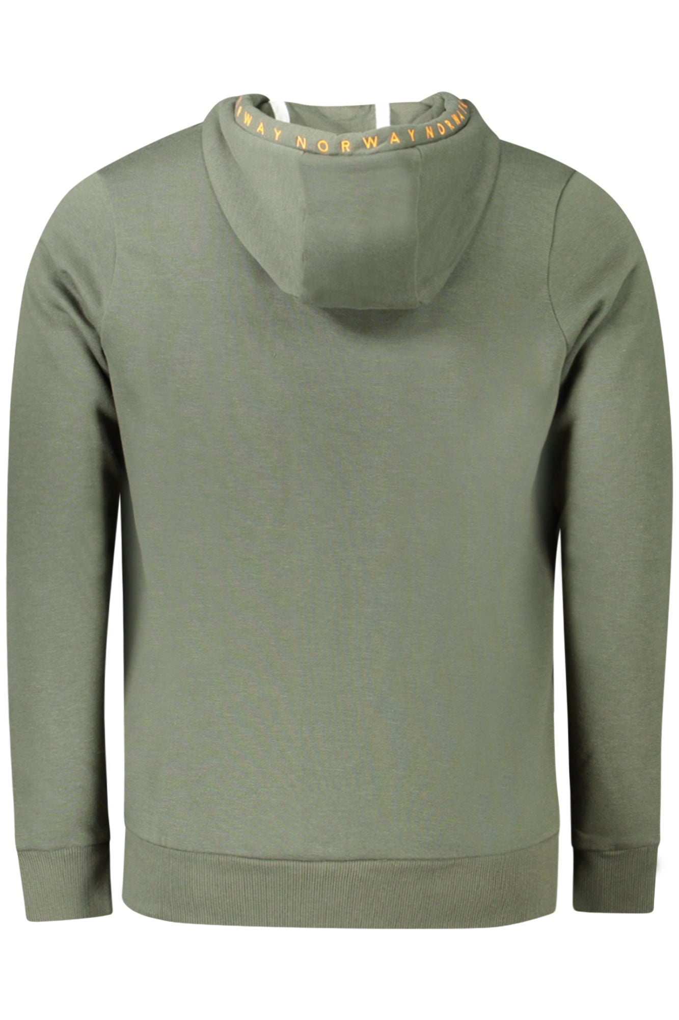 849455_VEARMY – Grünes Herren-Sweatshirt mit Reißverschluss und Stickerei - Norwegen 1963 – Größe: M, XL, 2XL, L – Farbe: Verde