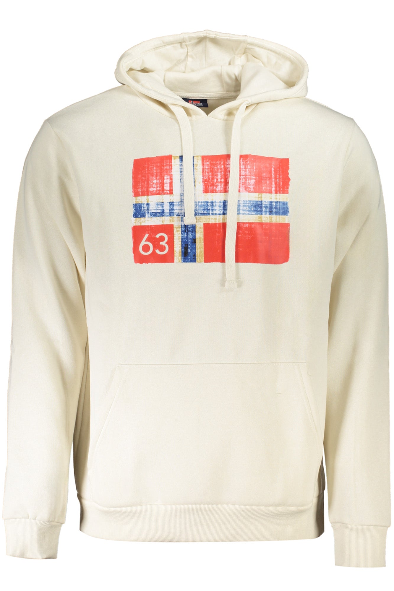 849443_BIOFFWHI – Weißer Norwegen 1963 Sweatshirt Hoodie für Herren & Freundinnen – Größe: M, L, XL, 2XL – Farbe: Bianco