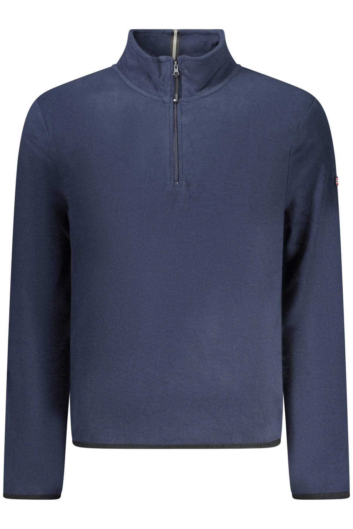 859540_BLNAVY – Herren Fleecepullover Blau mit Reißverschluss und Kontrastdetails – Größe: S, M, L, XL, 2XL, 3XL – Farbe: Blu