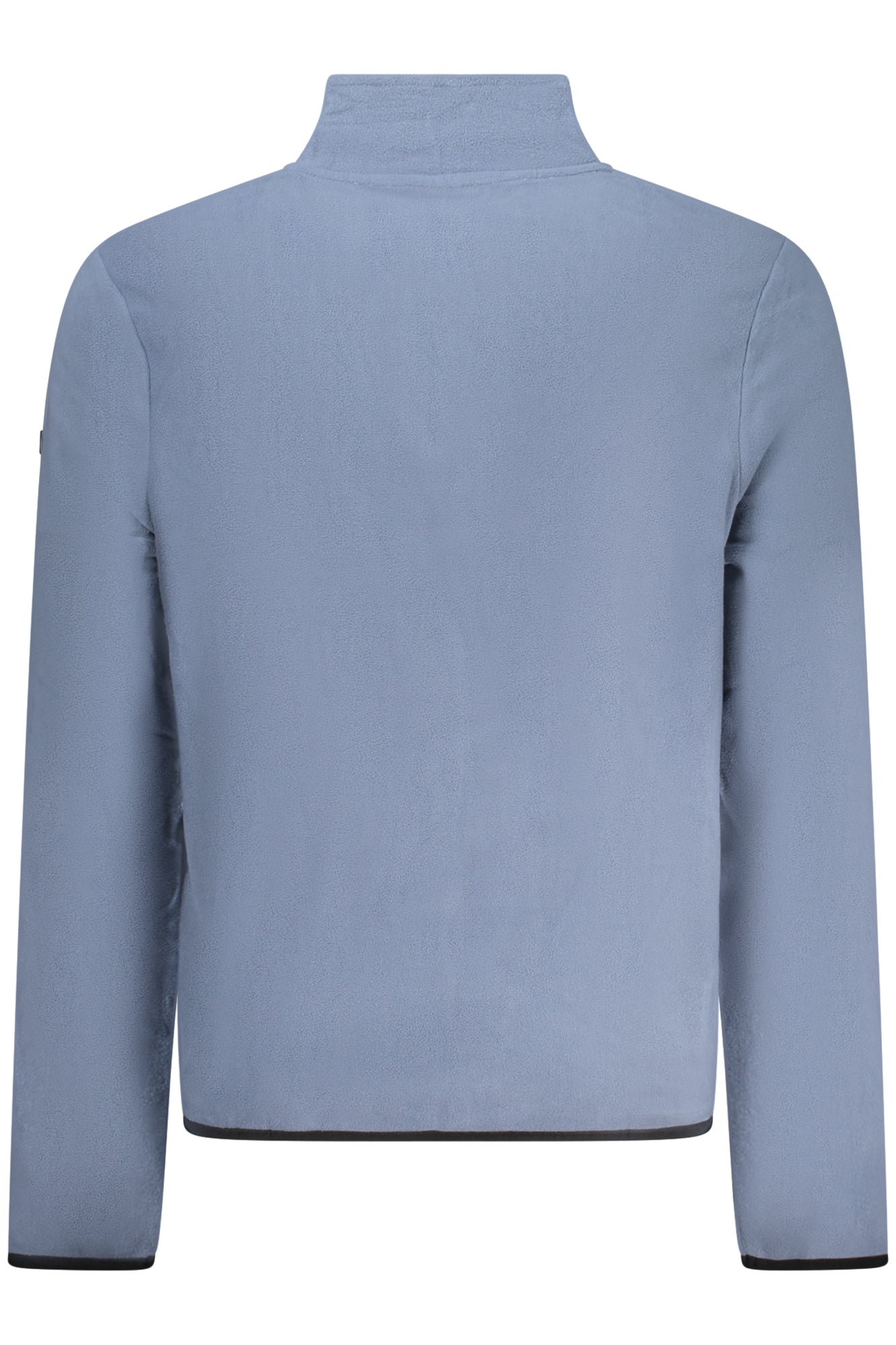 859540_BLTYPHOO – Blauer Herren-Fleecepullover mit Halbreißverschluss und Kontrastdetails – Größe: S, M, L, XL, 2XL, 3XL – Farbe: Blu